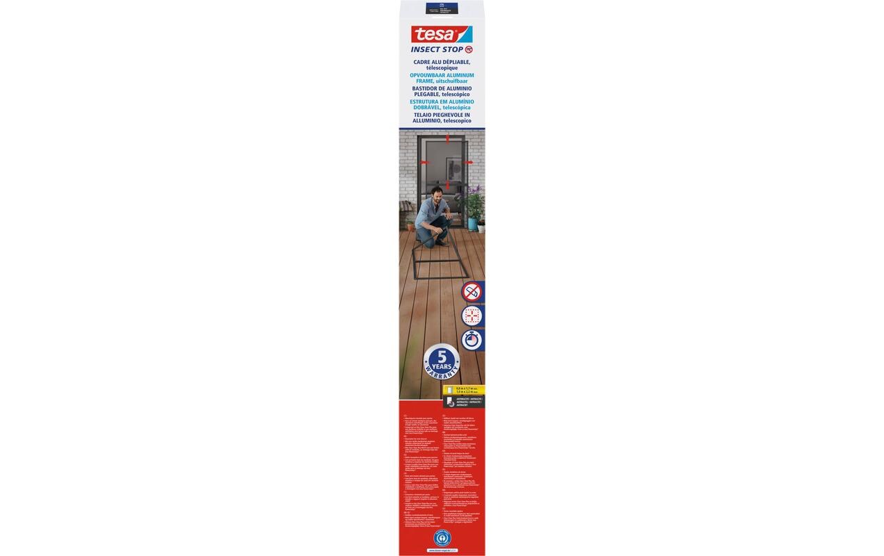 tesa Fliegengitter FALT Alu Rahmen 100 cm x 220 cm