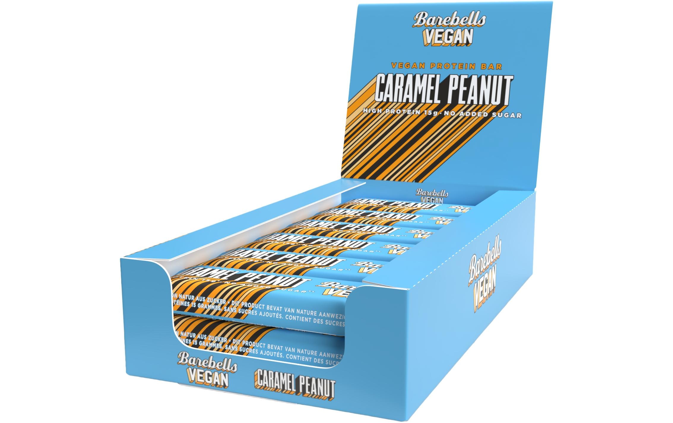 Barebells Protein Bar Caramel Peanut Vegan 12 Stück, 55 g