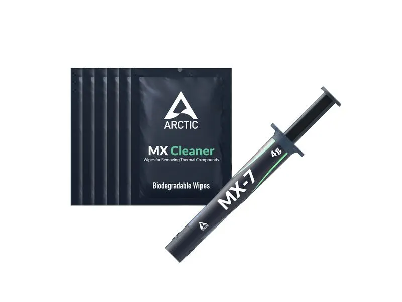 Arctic Cooling Wärmeleitpaste MX-7 4 g, Spritze inkl. 6x Reinigungsmittel Arctic Cooling Wärmeleitpaste MX-7 4 g, Spritze inkl. 6x Reinigungsmittel