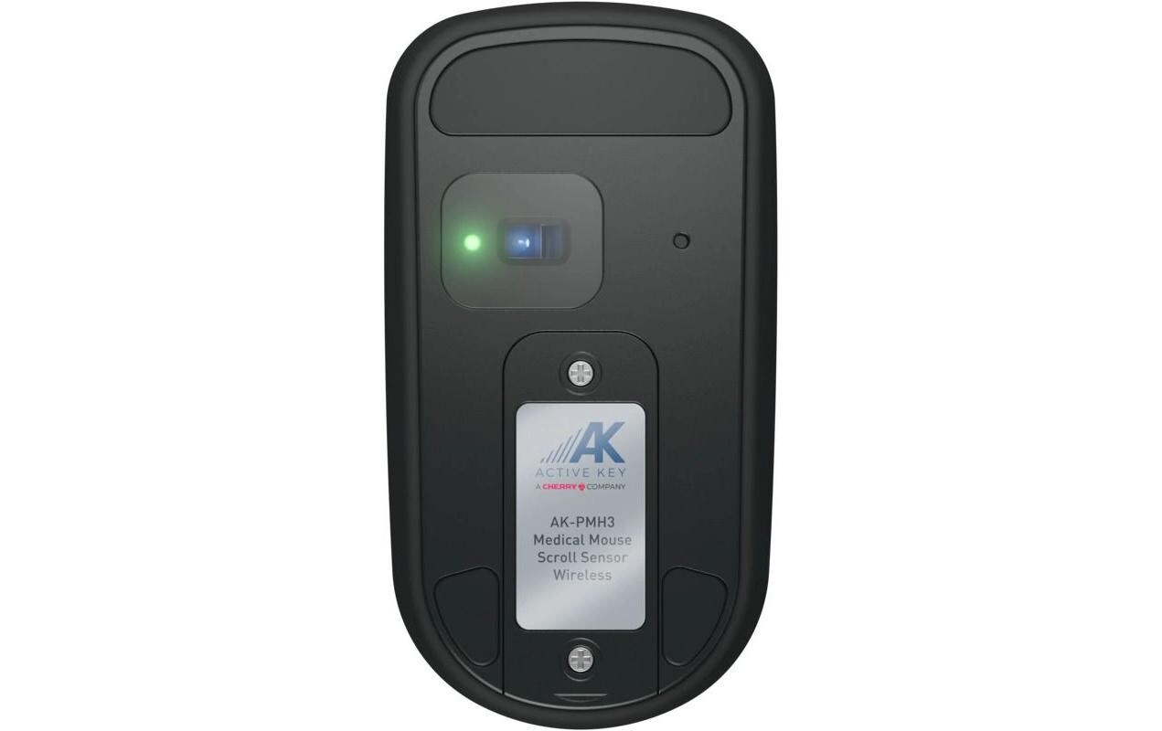 Active Key Maus AK AK-PMH3OS-FUS-B Medical 3-Button Scroll Schwarz