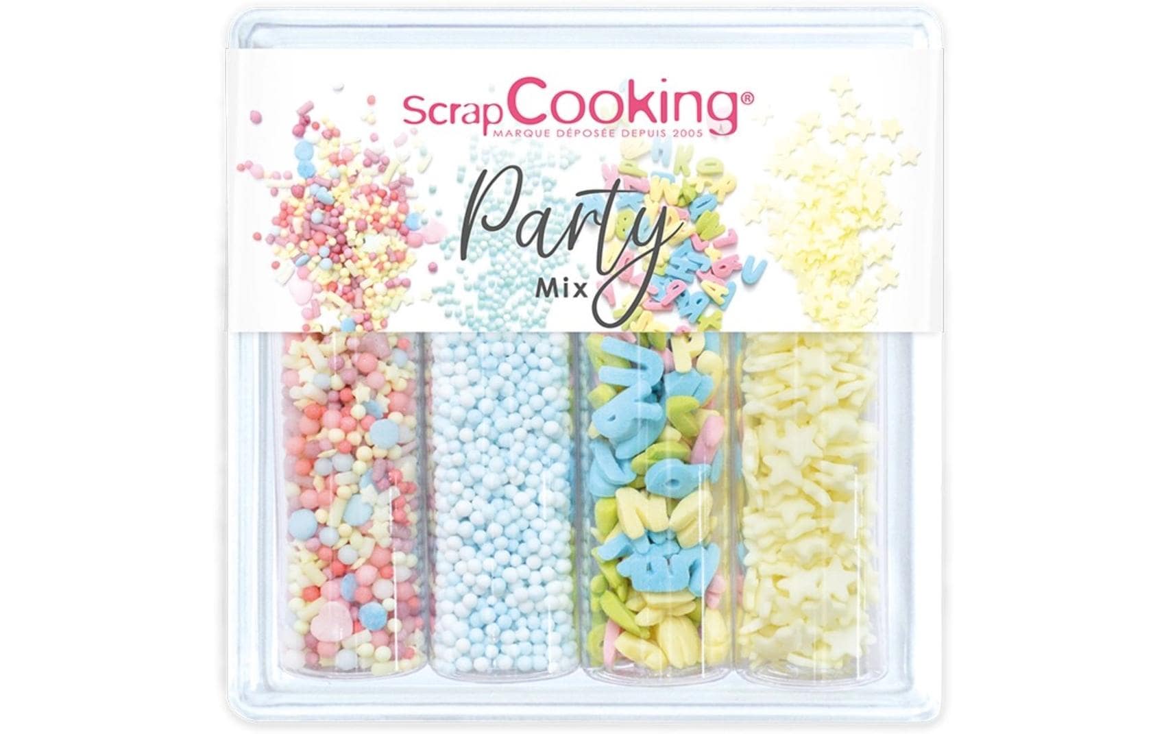 ScrapCooking Zuckerstreusel Mix Party Bunt 65 g, 4 Stück ScrapCooking Zuckerstreusel Mix Party Bunt 65 g, 4 Stück