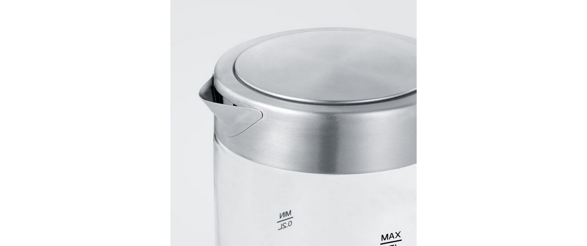 Severin Wasserkocher WK 3472 0.5 l, Grau/Silber