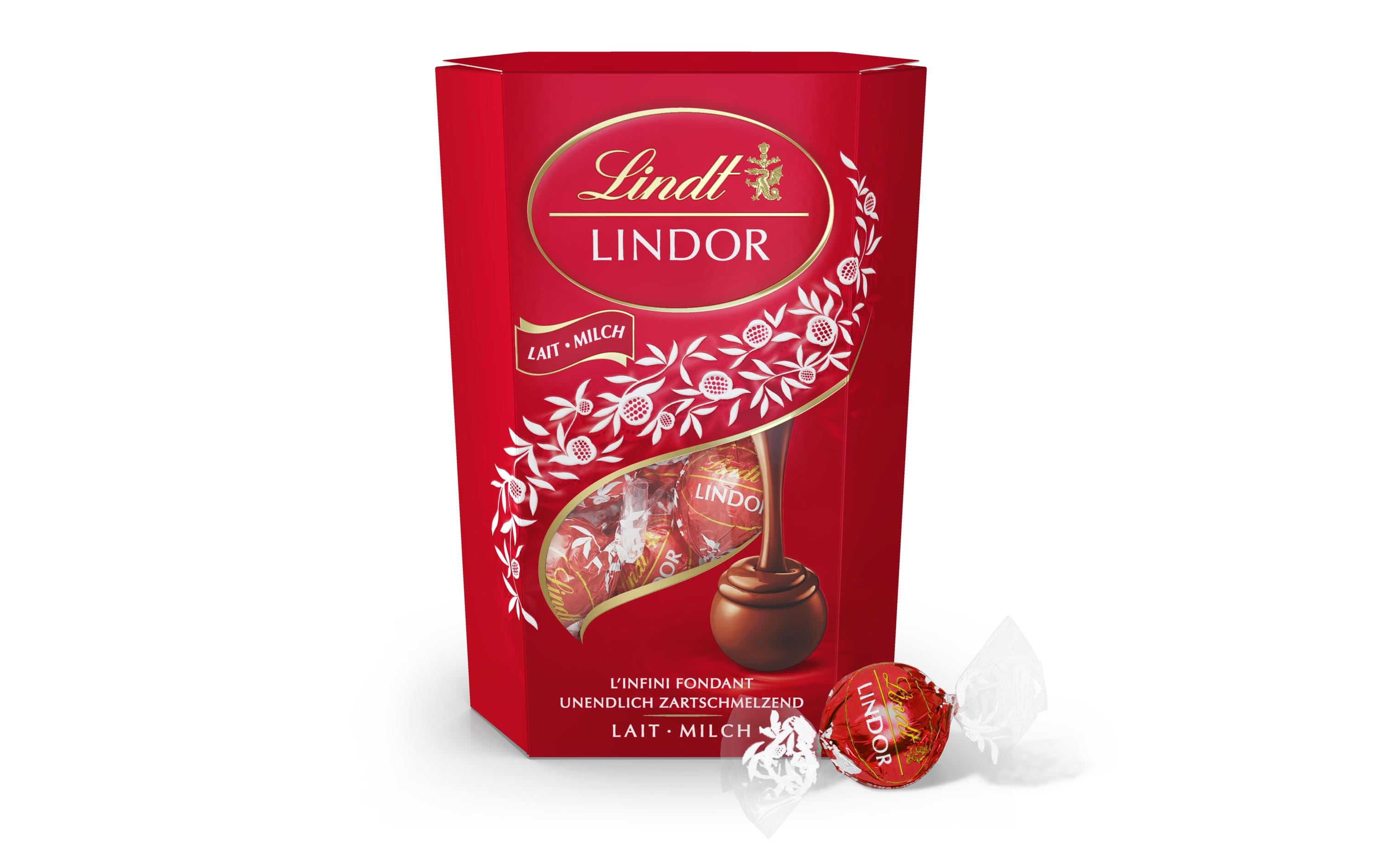 Lindt Schokoladen-Pralinen Lindor Kugeln Milch 200 g Lindt Schokoladen-Pralinen Lindor Kugeln Milch 200 g