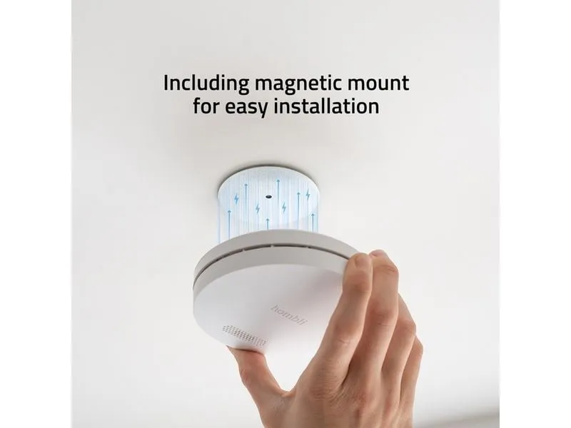 hombli Smart Smoke Detector 2+1 - weiss