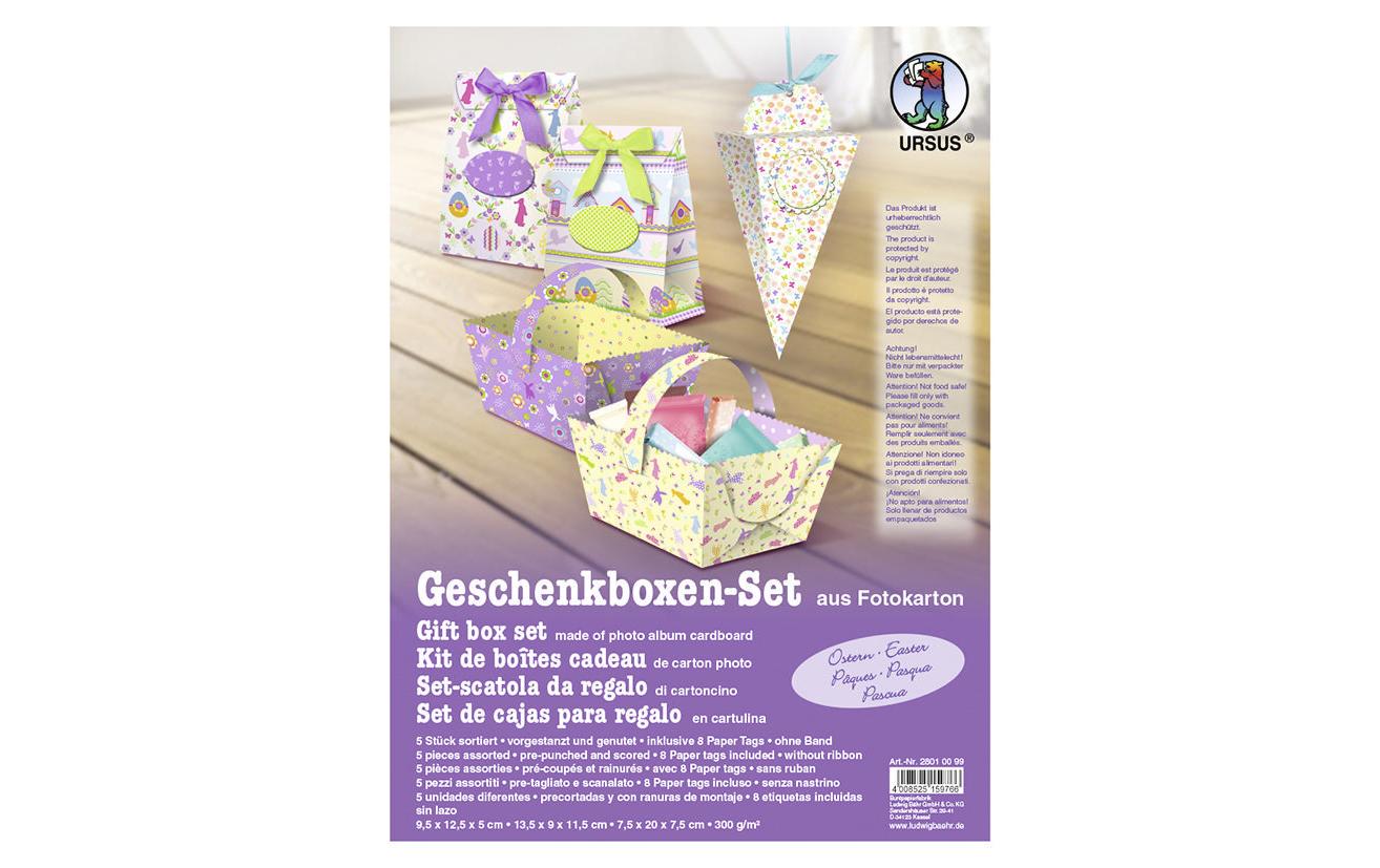 URSUS Osterkörbchen-Set 2 Körbchen / 3 Tüten