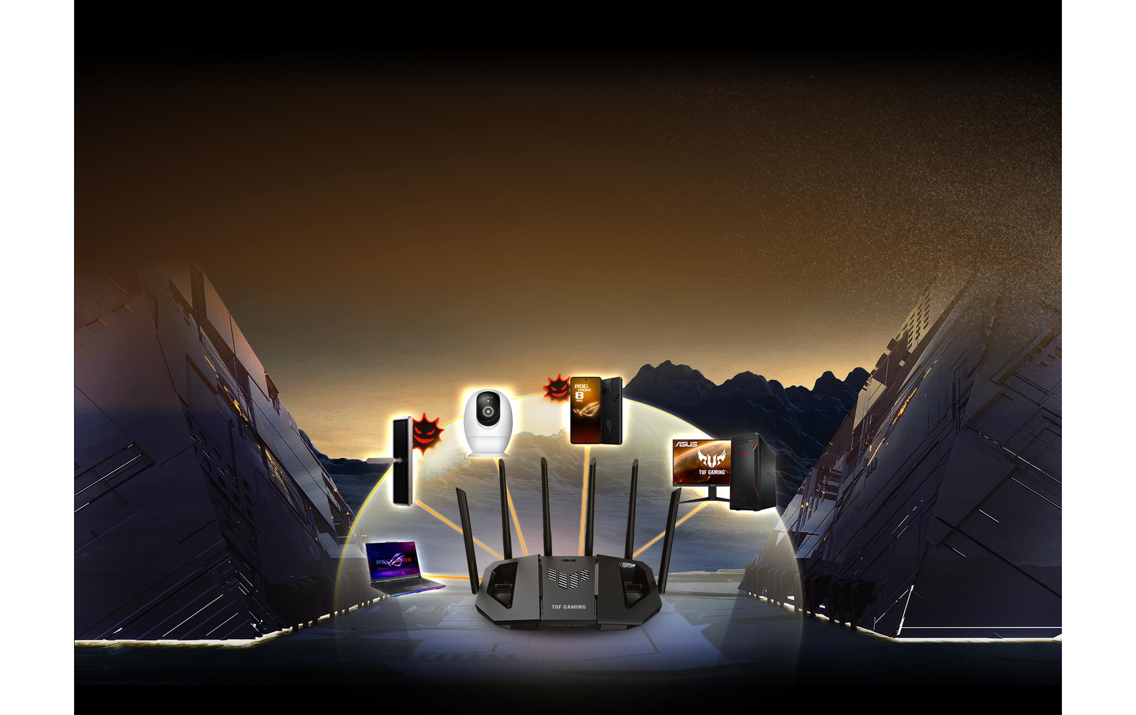 ASUS Dual-Band WiFi Router TUF Gaming BE6500 ASUS Dual-Band WiFi Router TUF Gaming BE6500