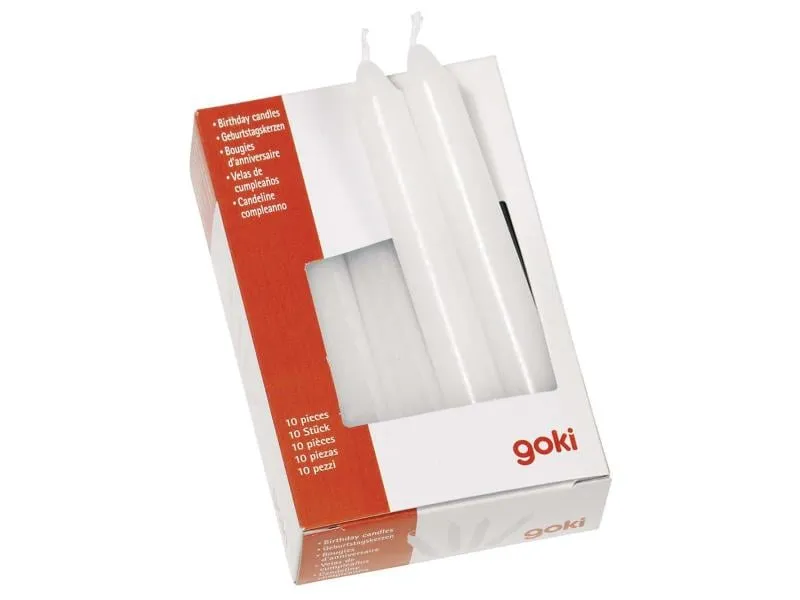 Goki Kerze Geburtstag 10 Stück Goki Kerze Geburtstag 10 Stück