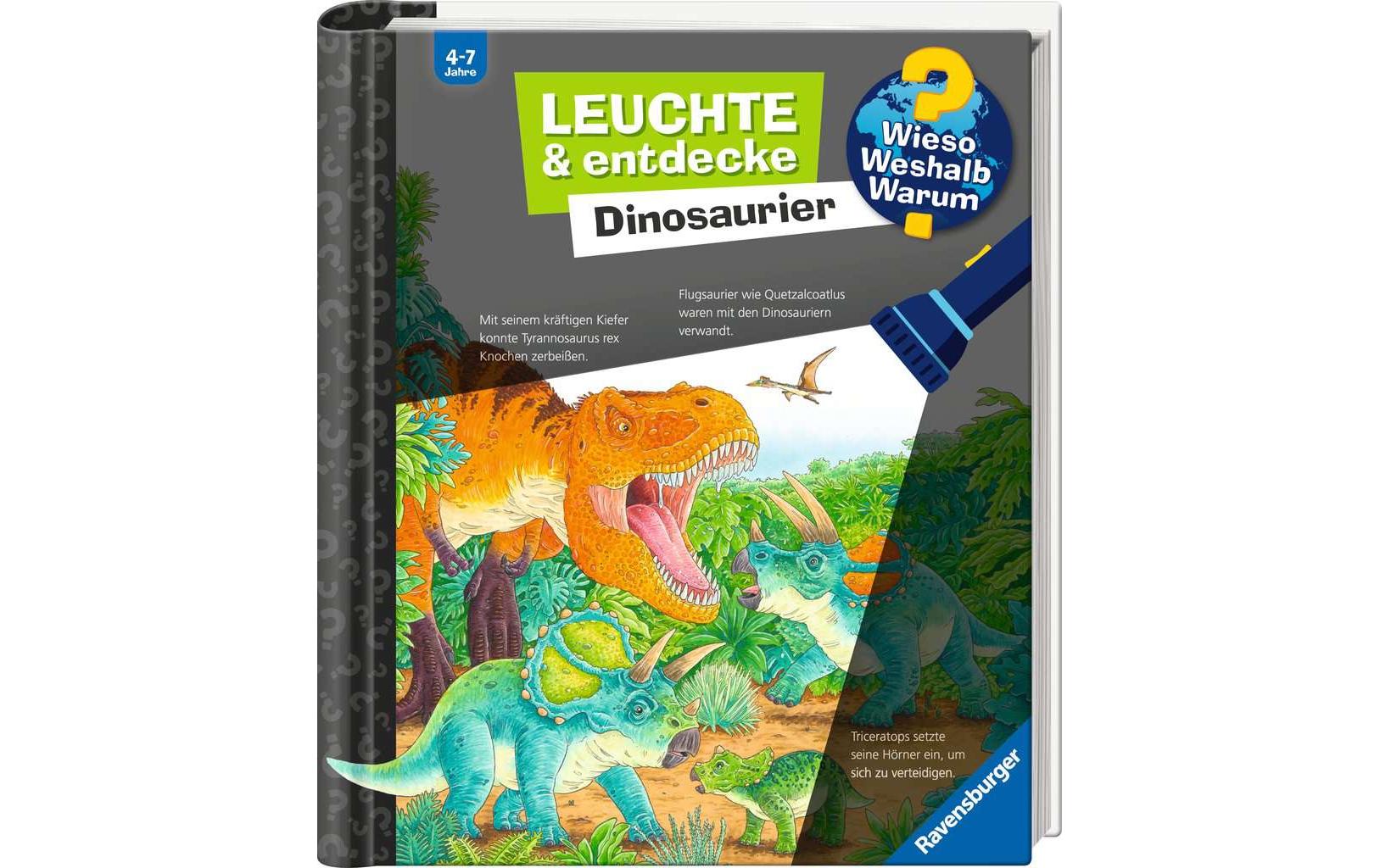 Ravensburger Kinder-Sachbuch WWW Leuchte und entdecke: Dinosaurier