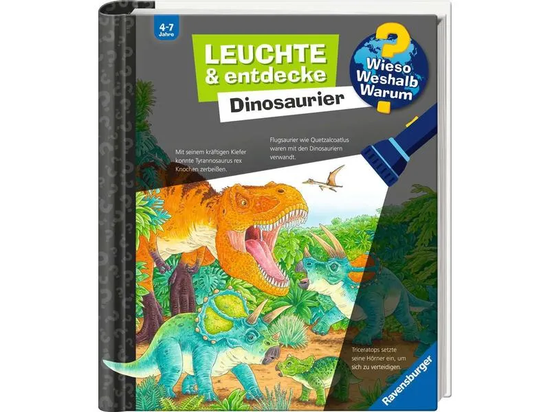 Ravensburger Kinder-Sachbuch WWW Leuchte und entdecke: Dinosaurier Ravensburger Kinder-Sachbuch WWW Leuchte und entdecke: Dinosaurier