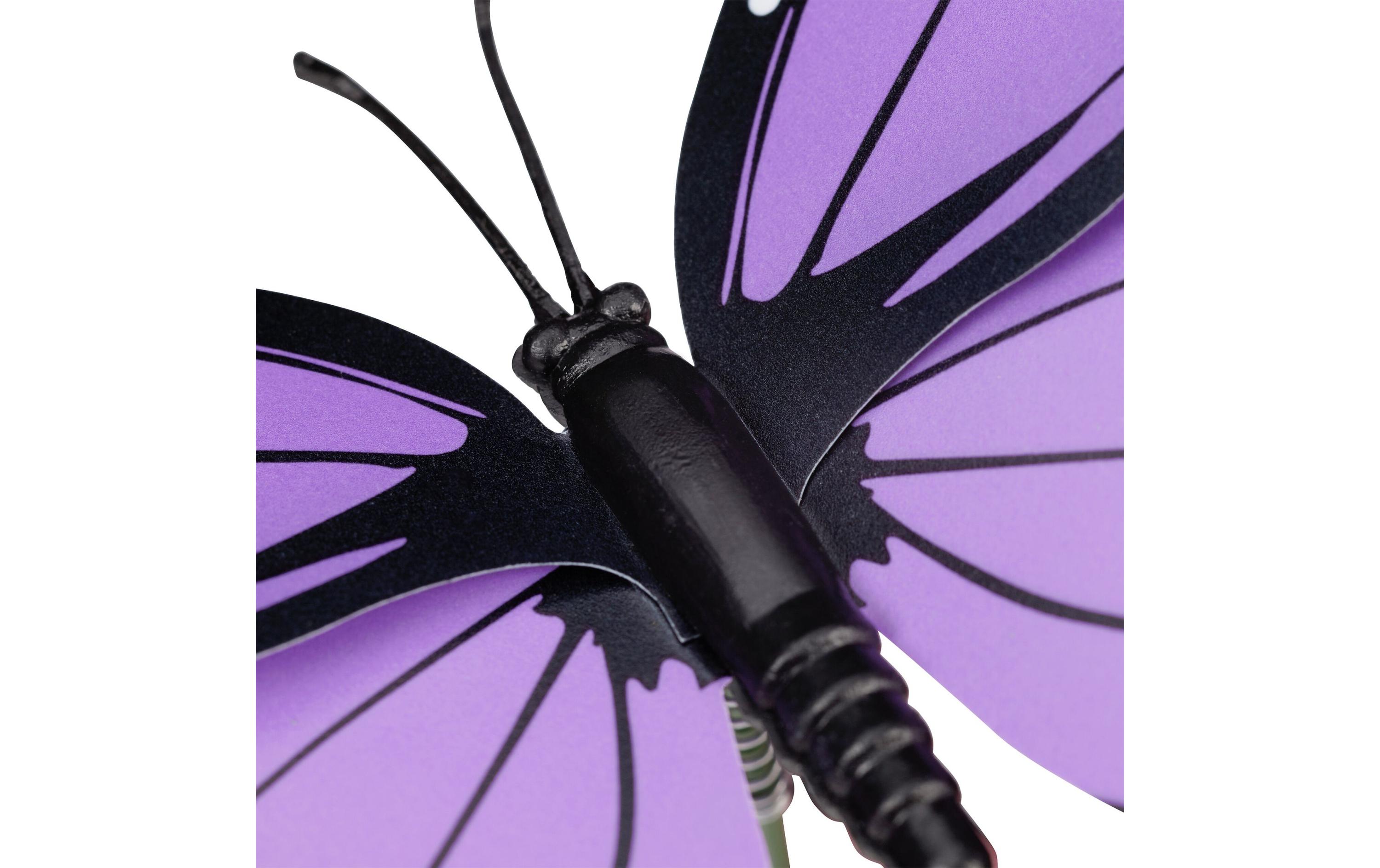 relaxdays Gartenstecker Schmetterlinge 72 Stück, Mehrfarbig