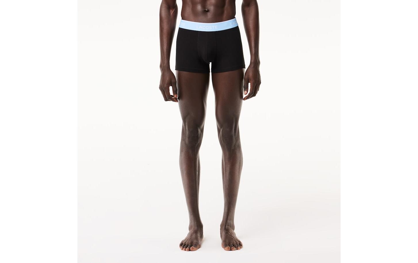 Lacoste Boxershort 3er Pack Dunkelblau/Schwarz, XL