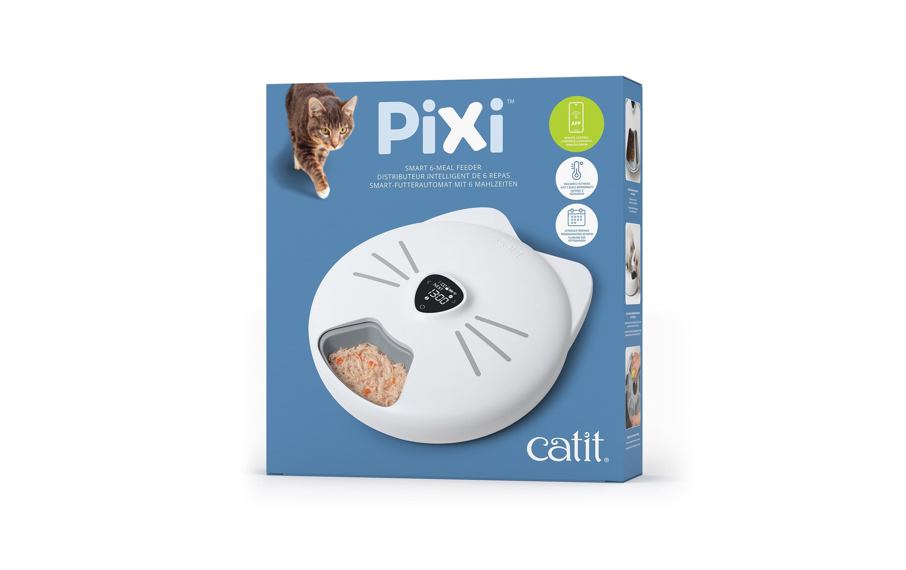 Catit Futterautomat Pixi Smart 6-Meal Weiss