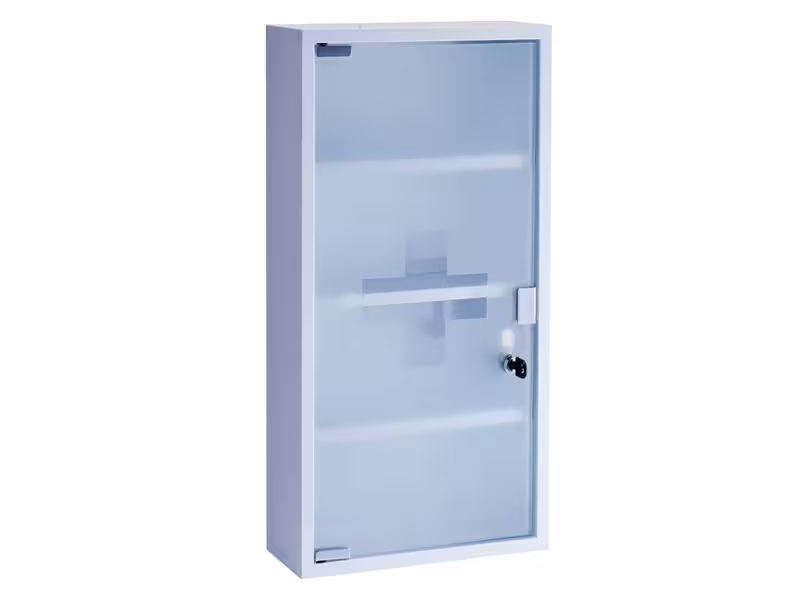 Zeller Present Erste Hilfe Schrank 30 x 12 x 60 cm, Weiss Zeller Present Erste Hilfe Schrank 30 x 12 x 60 cm, Weiss