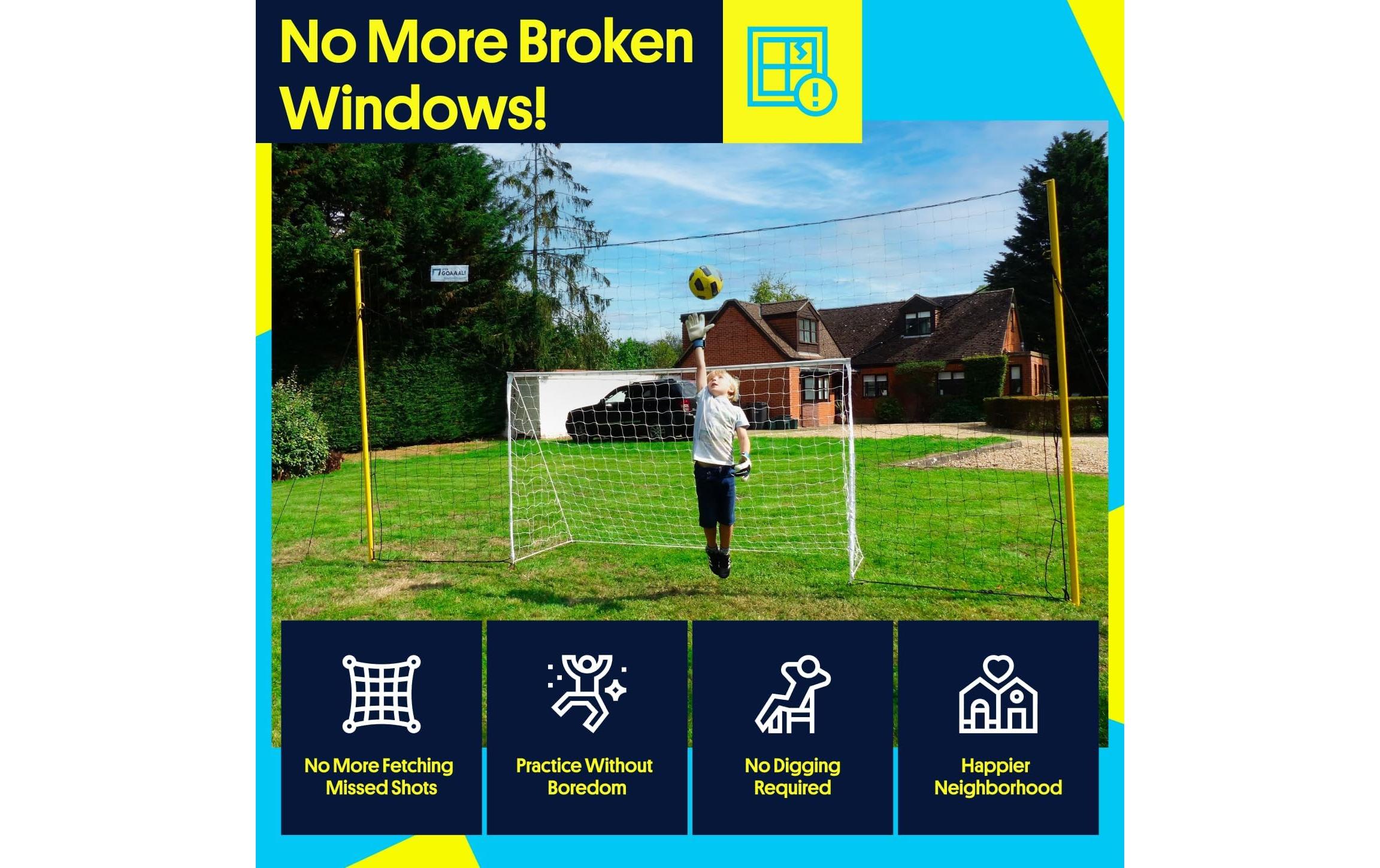 Open Goaaal! Fussballtor Open Goaaal – Junior Hochfang- und Auffangnetz