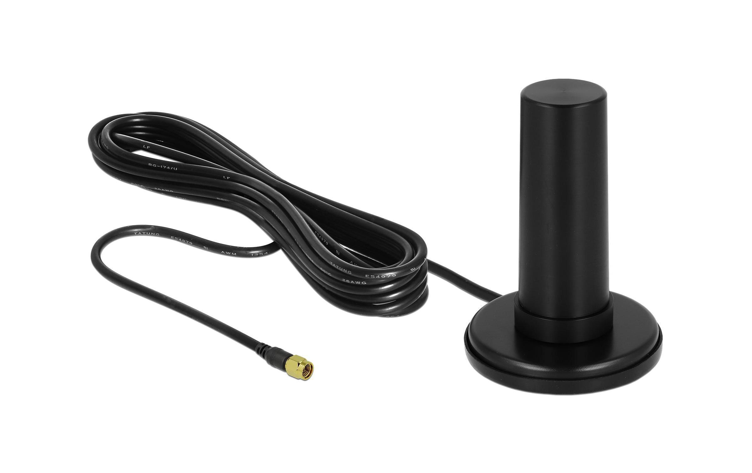 Delock LTE-Antenne 5G/4G/3G support SMA 3 dBi Rundstrahl Delock LTE-Antenne 5G/4G/3G support SMA 3 dBi Rundstrahl