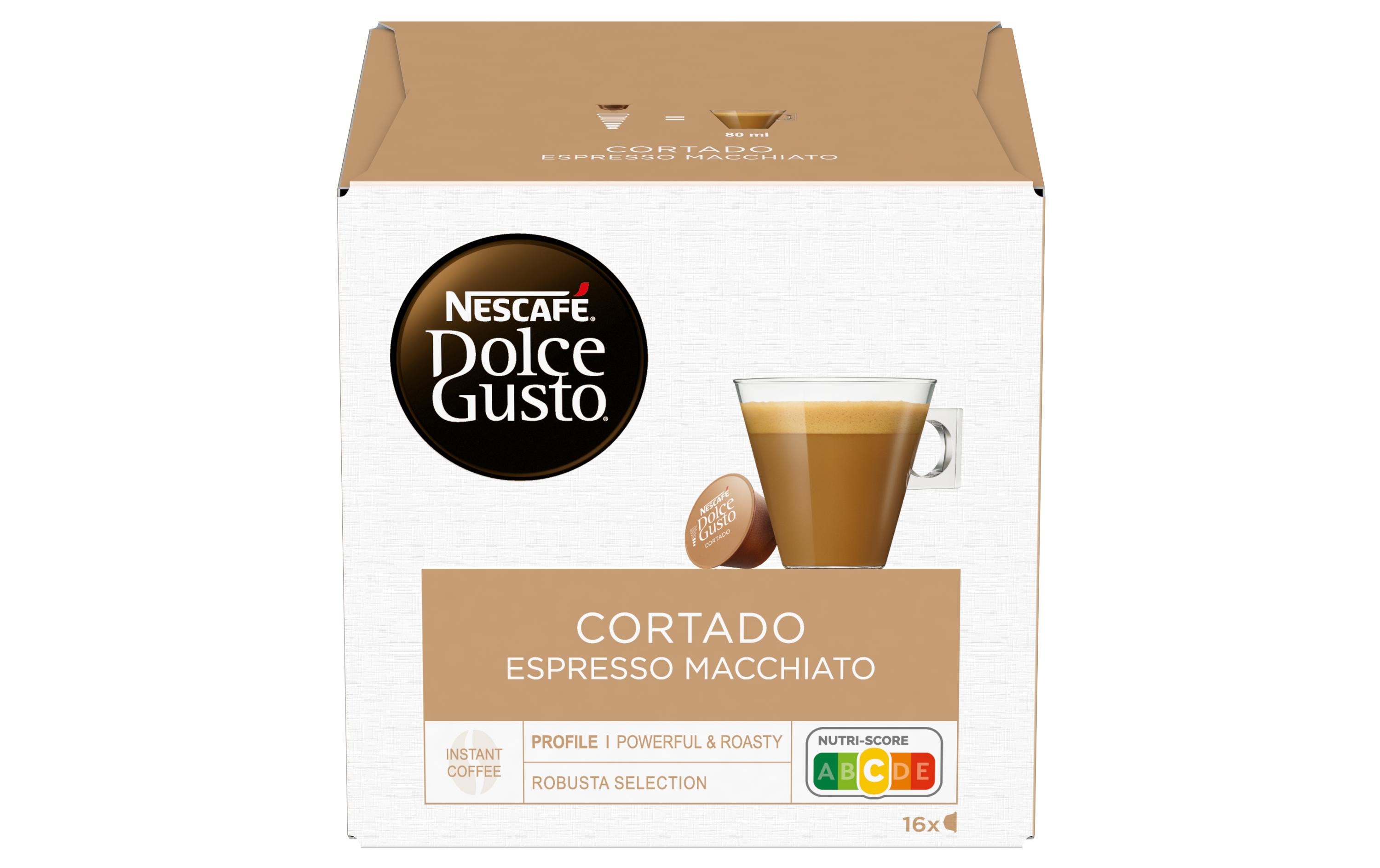 Nescafé Kaffeekapseln Dolce Gusto Cortado Macchiato 16 Stück