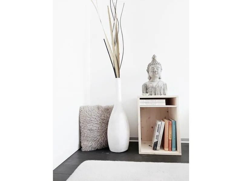 Holz Zollhaus Hocker Sitz- und Aufbewahrungshocker Nature Holz Zollhaus Hocker Sitz- und Aufbewahrungshocker Nature