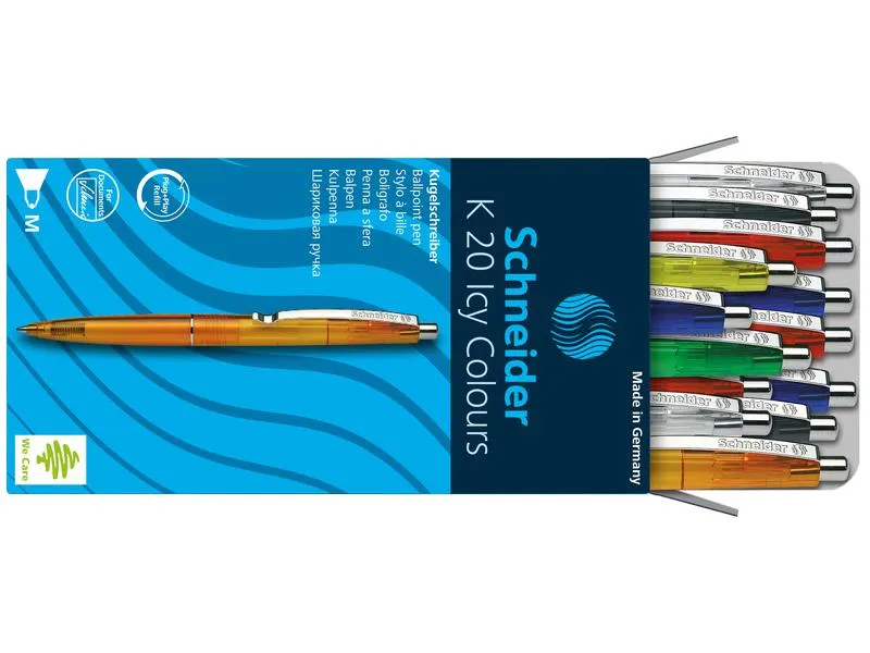 Schneider Kugelschreiber K20 ICY- M assortiert, 20 Stück Schneider Kugelschreiber K20 ICY- M assortiert, 20 Stück