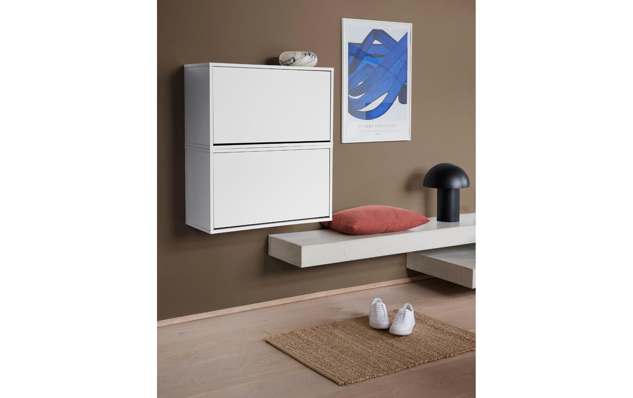 ReCollector Schuhschrank Shoe Box, 70 x 40 x 30 cm, Brilliant White