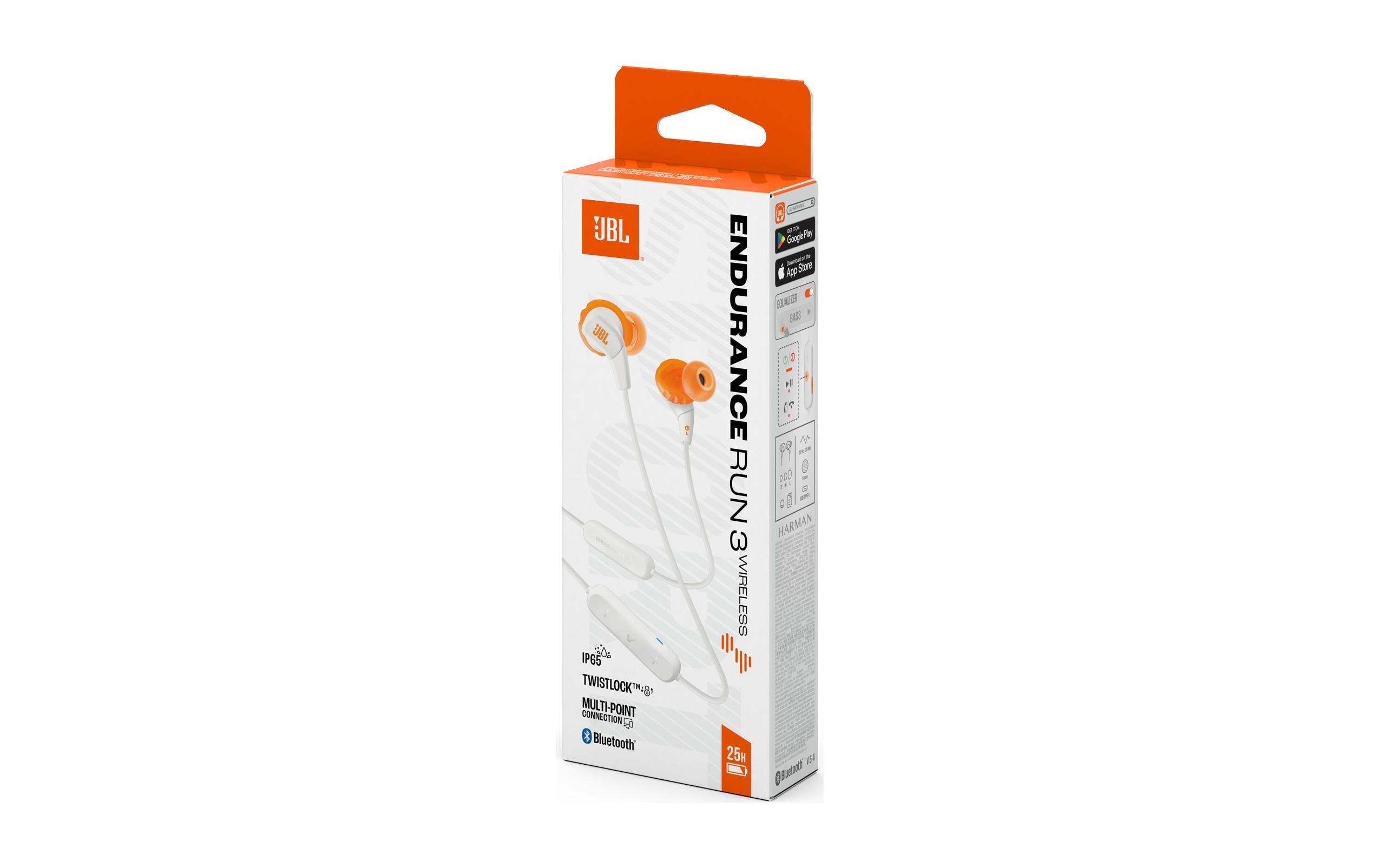 JBL Endurance Run 3 Wireless Weiss