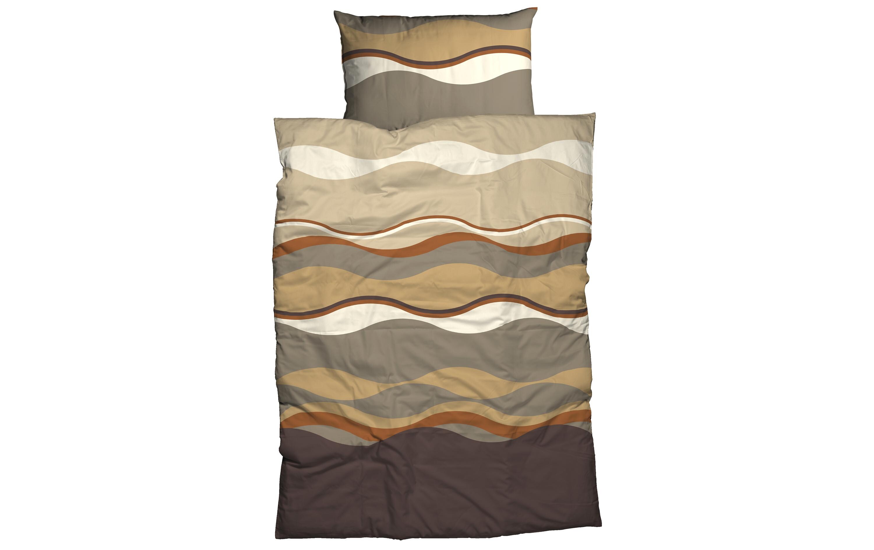 Nobilium Bettwäschegarnitur Bahia Braun