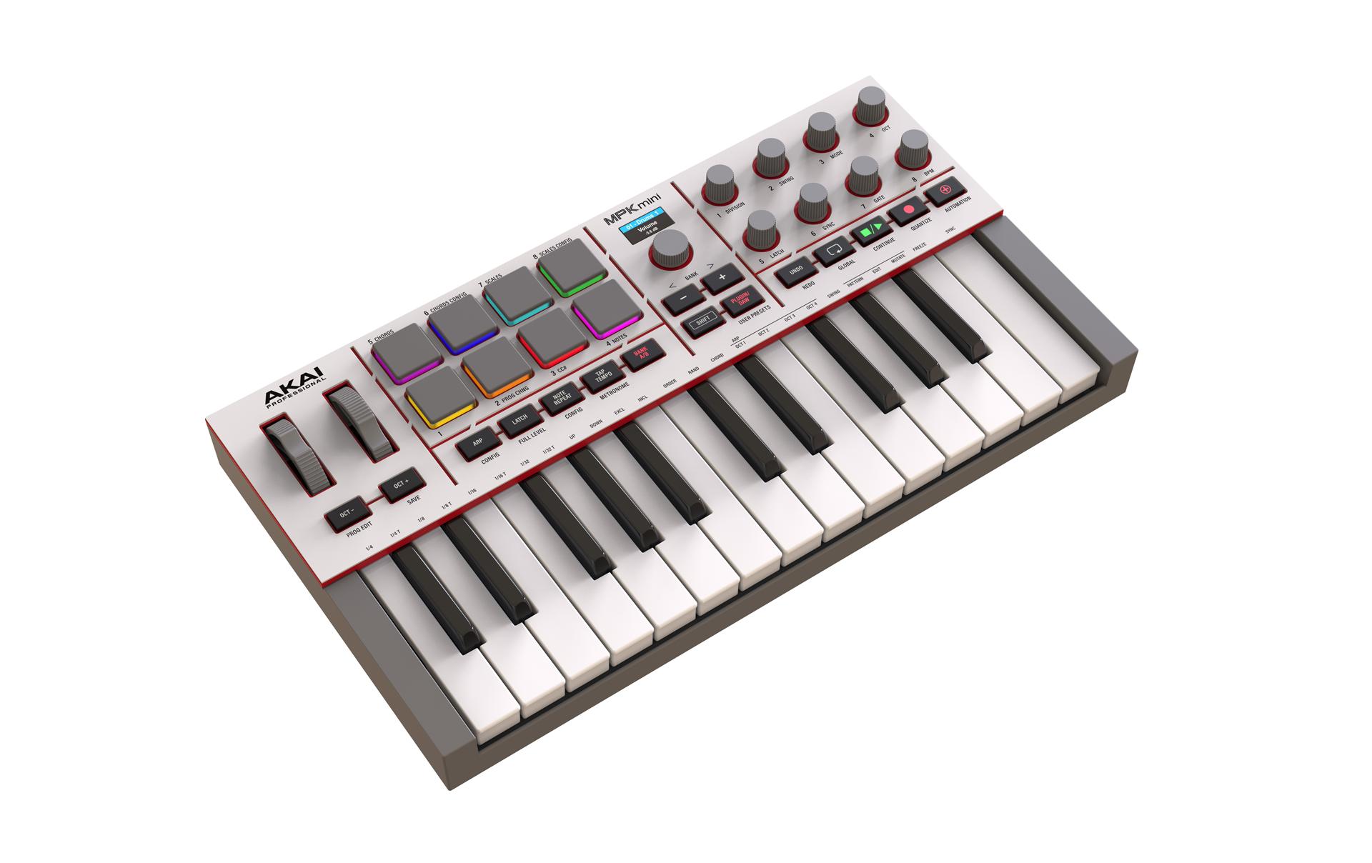 Akai Keyboard Controller MPK Mini IV Weiss