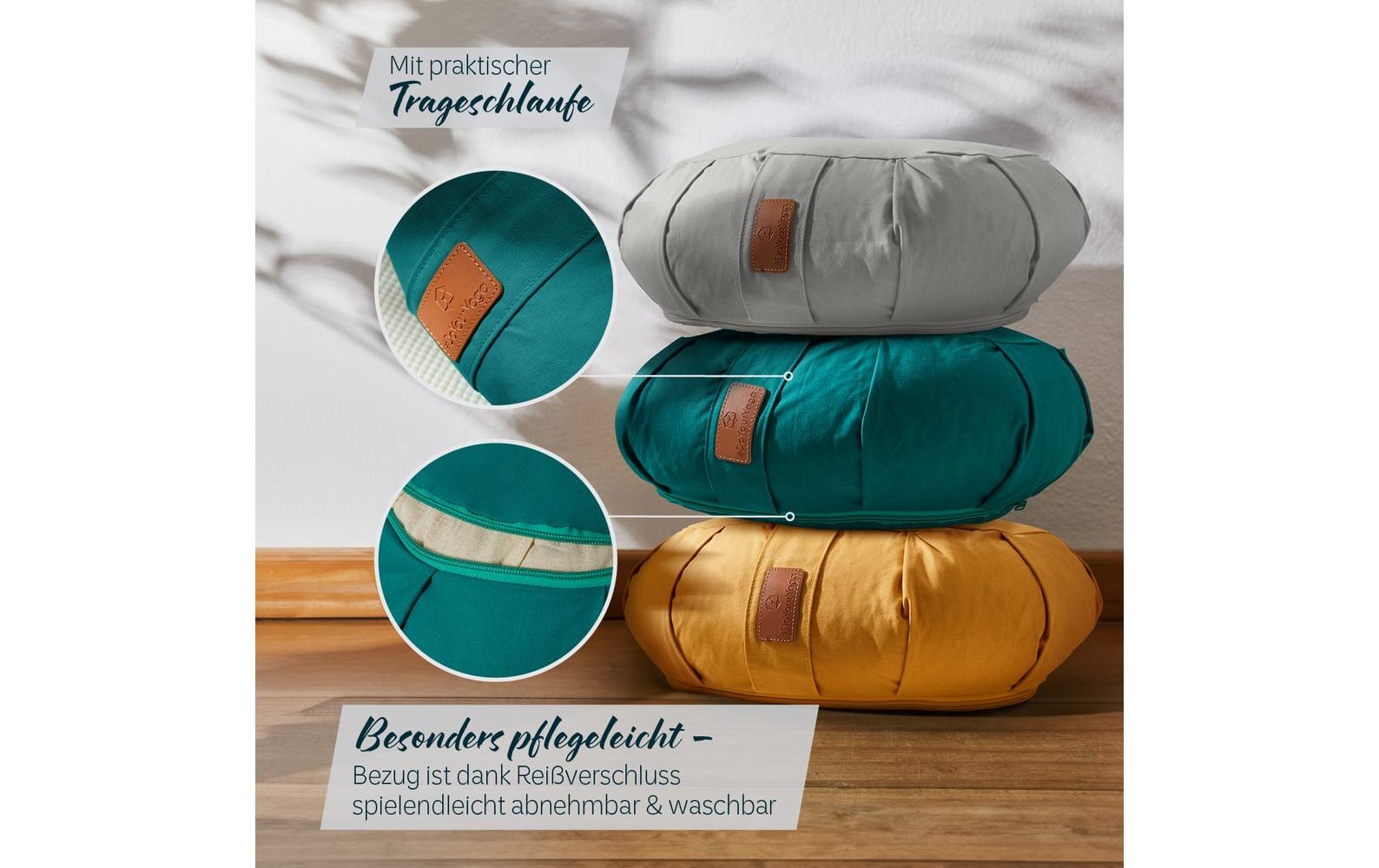 DoYourYoga Yoga-Kissen Ganesh Dunkelgrün