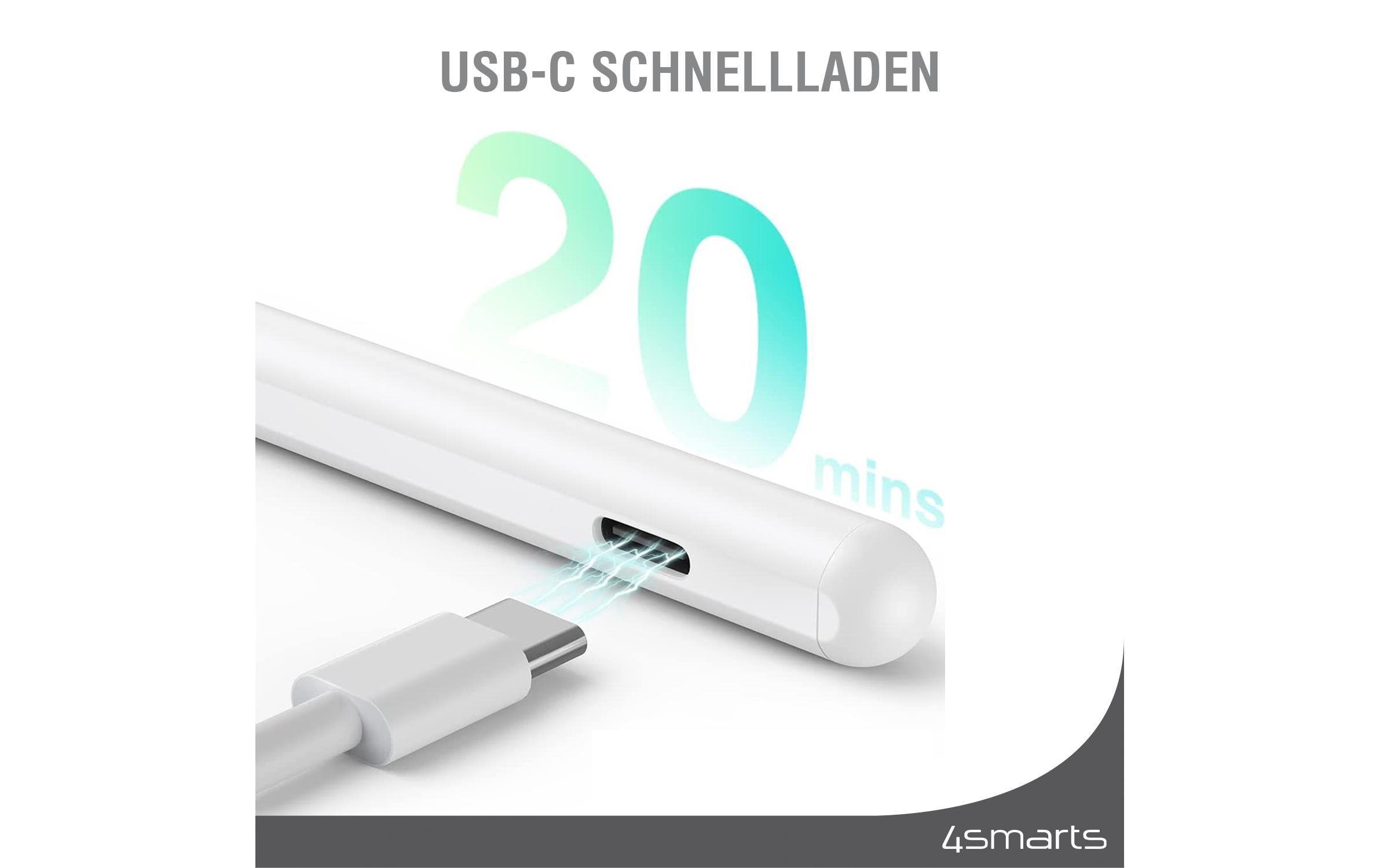 4smarts Eingabestift Pencil Pro 3 Weiss 4smarts Eingabestift Pencil Pro 3 Weiss