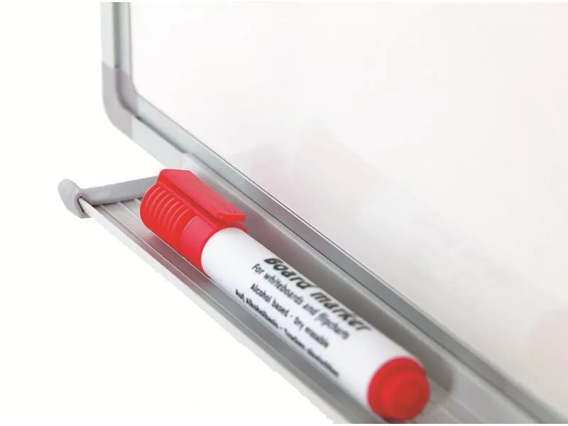 Berec Magnethaftendes Whiteboard Budgetline 90 cm x 120 cm, Weiss Berec Magnethaftendes Whiteboard Budgetline 90 cm x 120 cm, Weiss