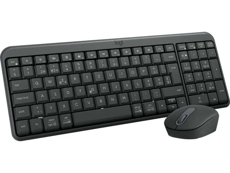 Logitech Tastatur-Maus-Set MK250 Graphite