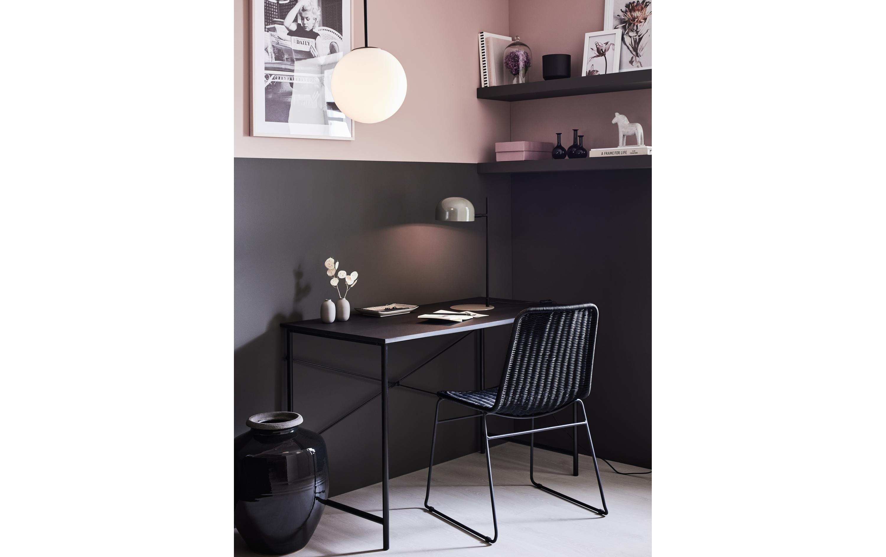 Markslöjd Pendelleuchte Dione, Ø 25 cm, E14, Weiss/Schwarz