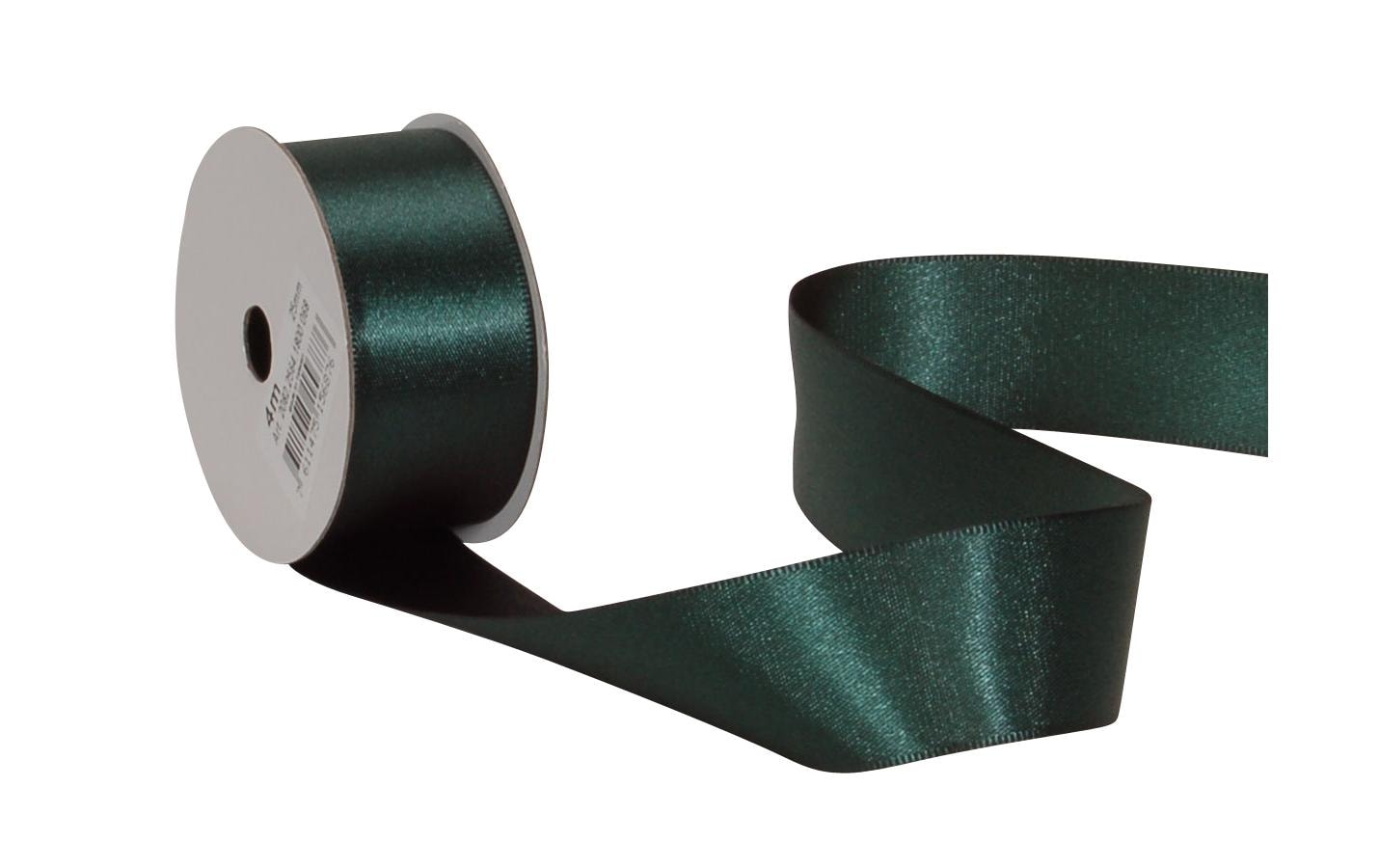 Spyk Satinband 25 mm x 4 m, Dunkelgrün