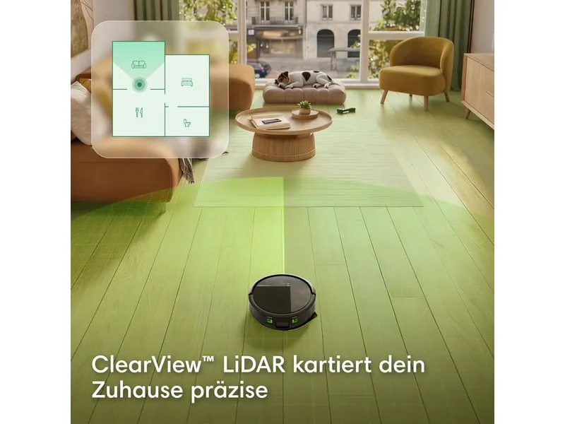 iRobot Roomba 115 Combo LiDAR-Navigation, Schwarz iRobot Roomba 115 Combo LiDAR-Navigation, Schwarz