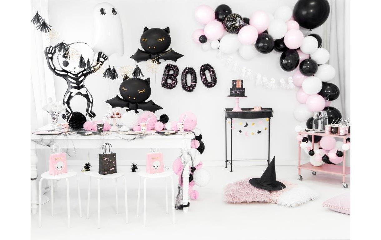 Partydeco Geschenkbox Fledermäuse Schwarz