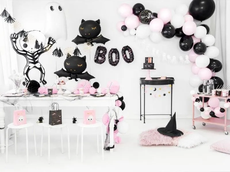 Partydeco Geschenkbox Fledermäuse Schwarz Partydeco Geschenkbox Fledermäuse Schwarz