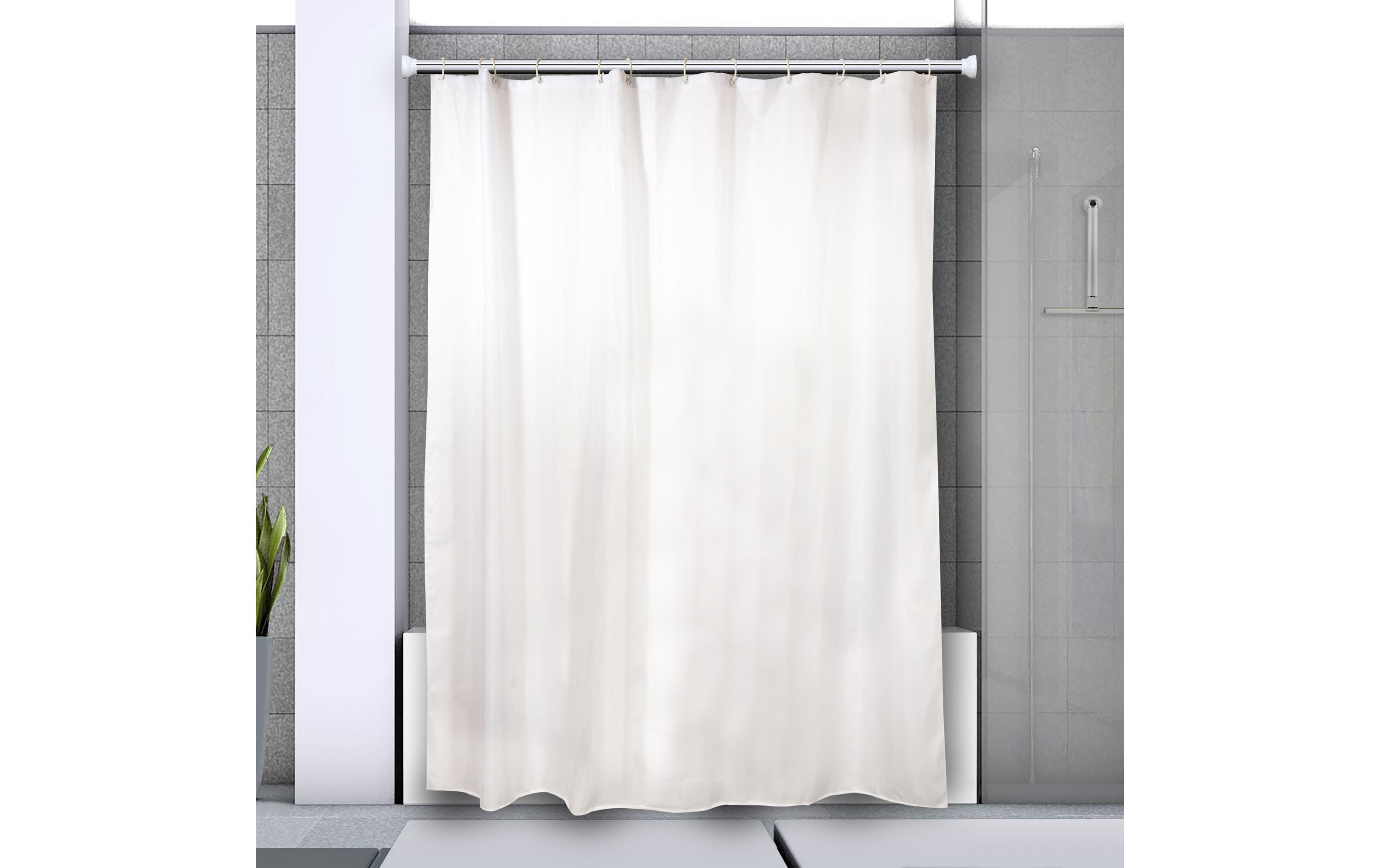 spirella Duschvorhangstange Kreta 75/125 x 3.5 cm, Grau