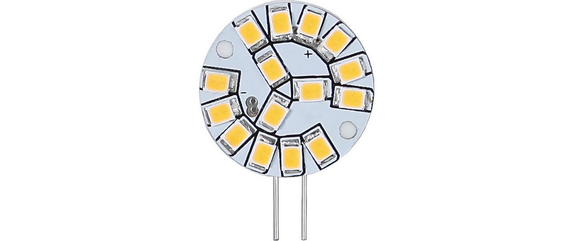 Star Trading LED Leuchtmittel G4 Halo-LED 180 lm, 2700K, 2W, 12 V AC/DC