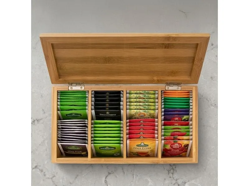 relaxdays Teebox Braun relaxdays Teebox Braun