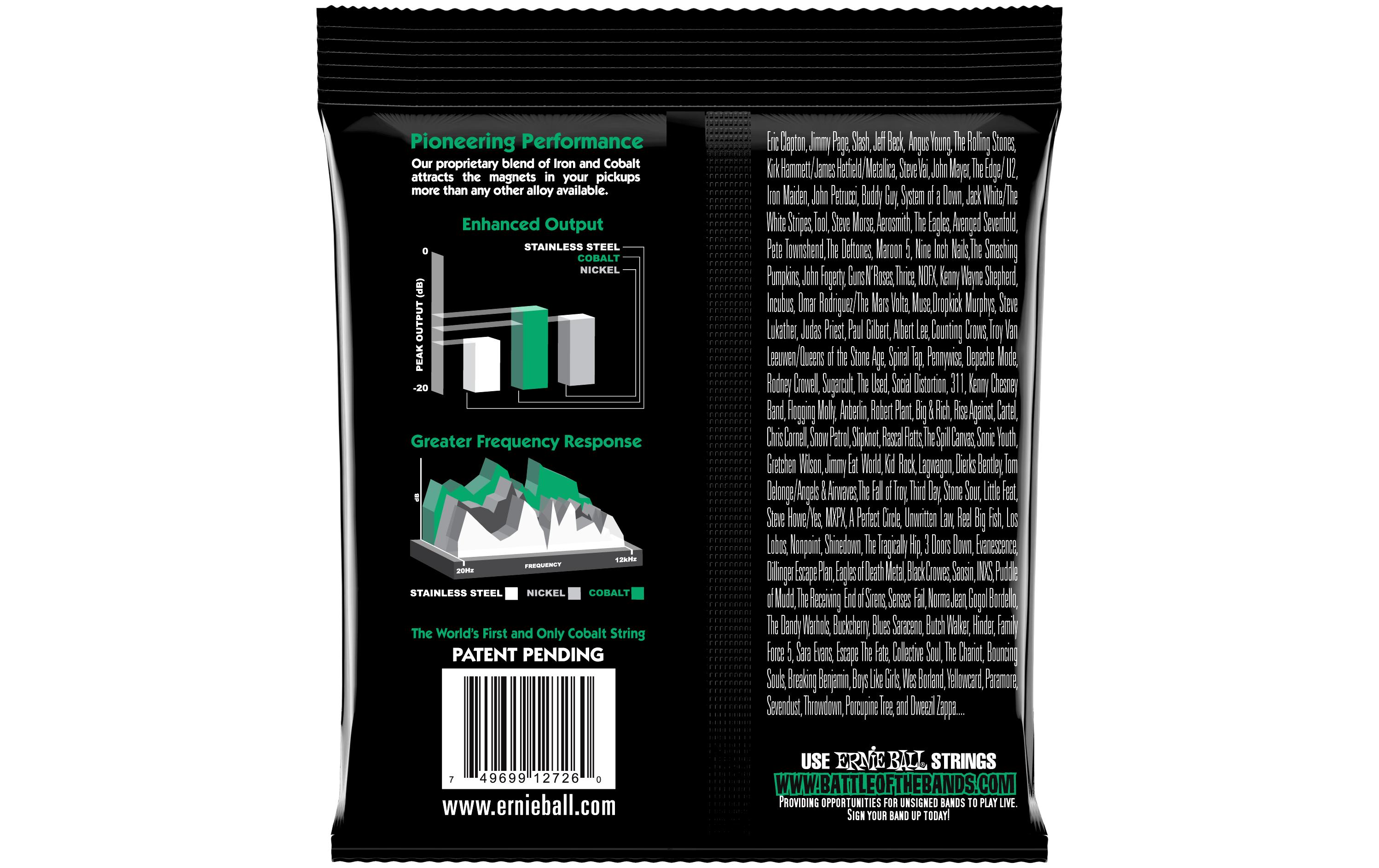 Ernie Ball Gitarrensaiten 2726 Slinky Cobalt – Not Even 12-56