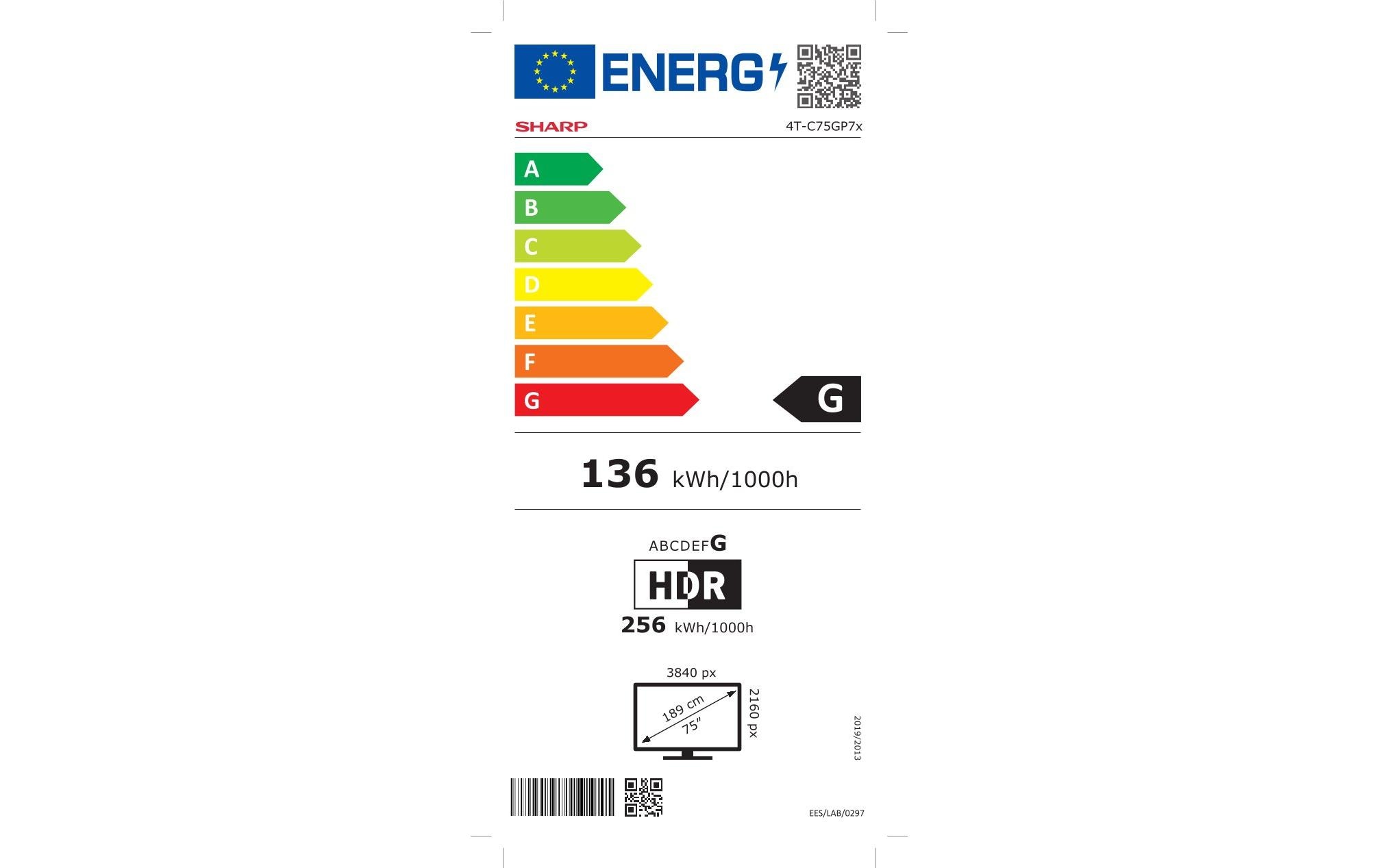 Sharp TV QLED GOOGLE TV 75 ZOLL