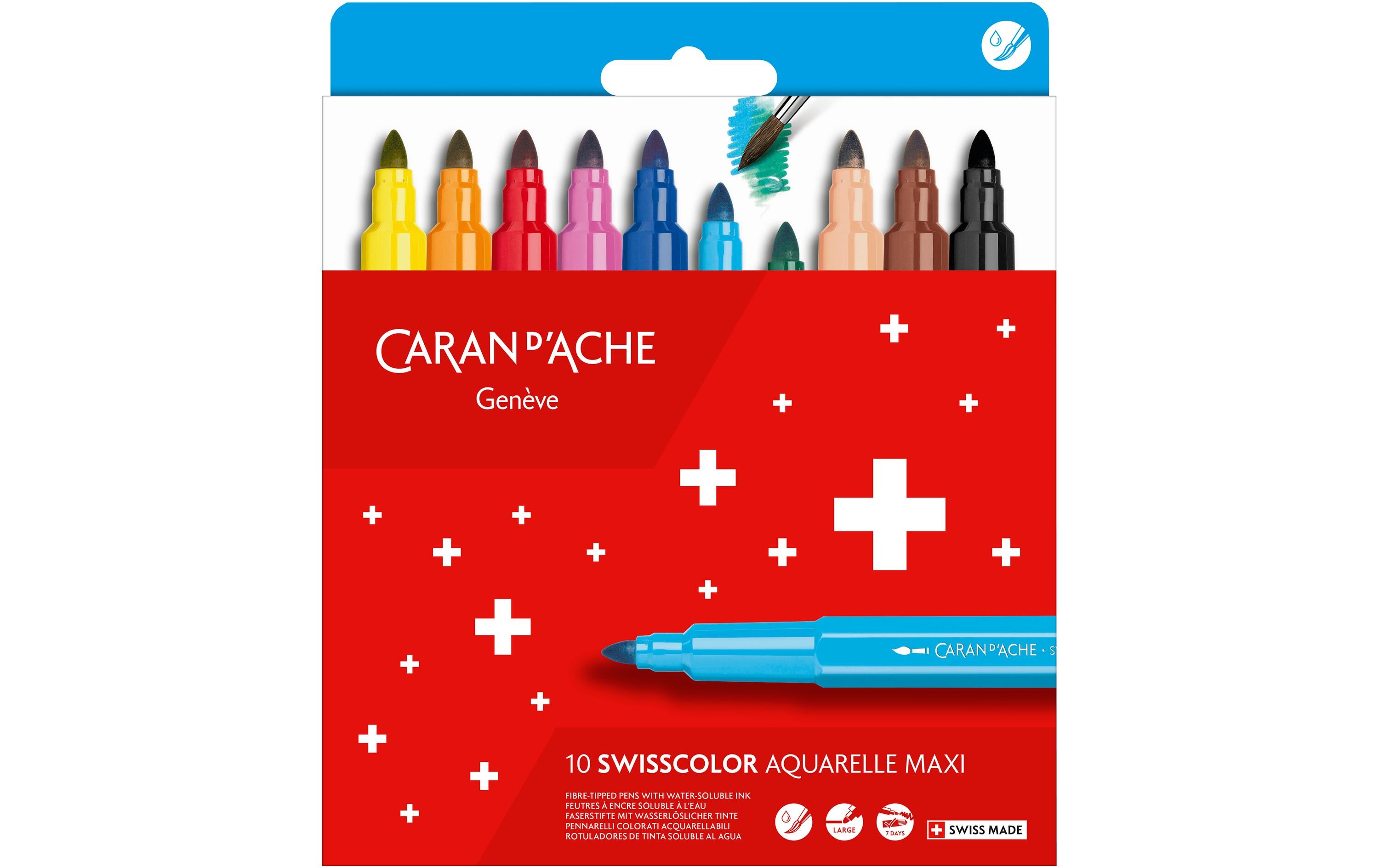 Caran d'Ache Fasermaler Swisscolor Maxi Mehrfarbig