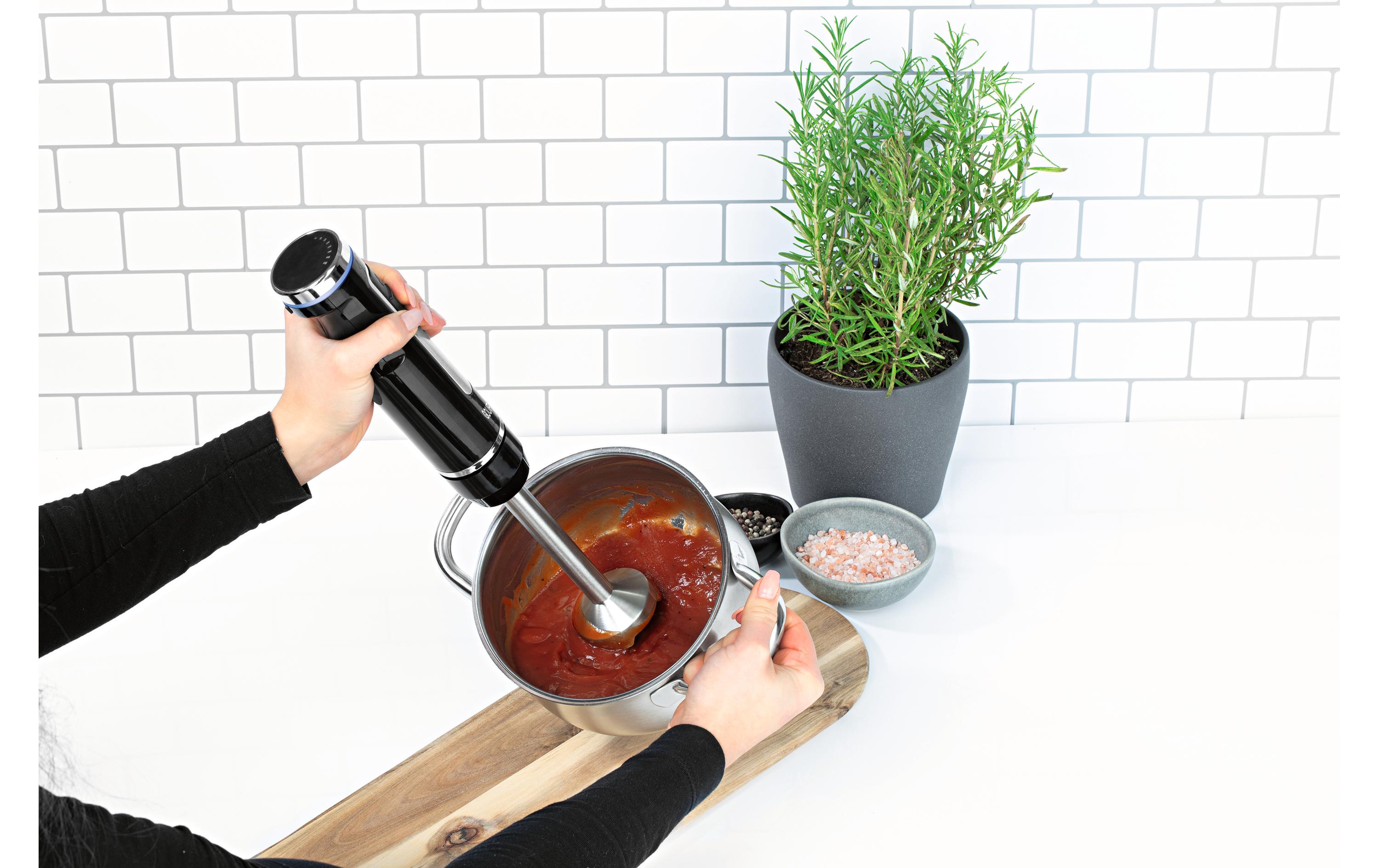 GOURMETmaxx Stabmixer Schwarz