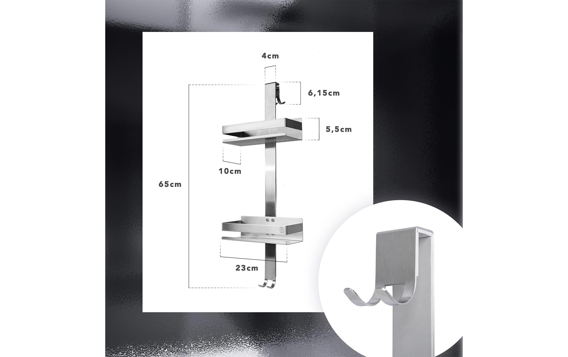 Benkstein Dusch-Organizer Silber Benkstein Dusch-Organizer Silber