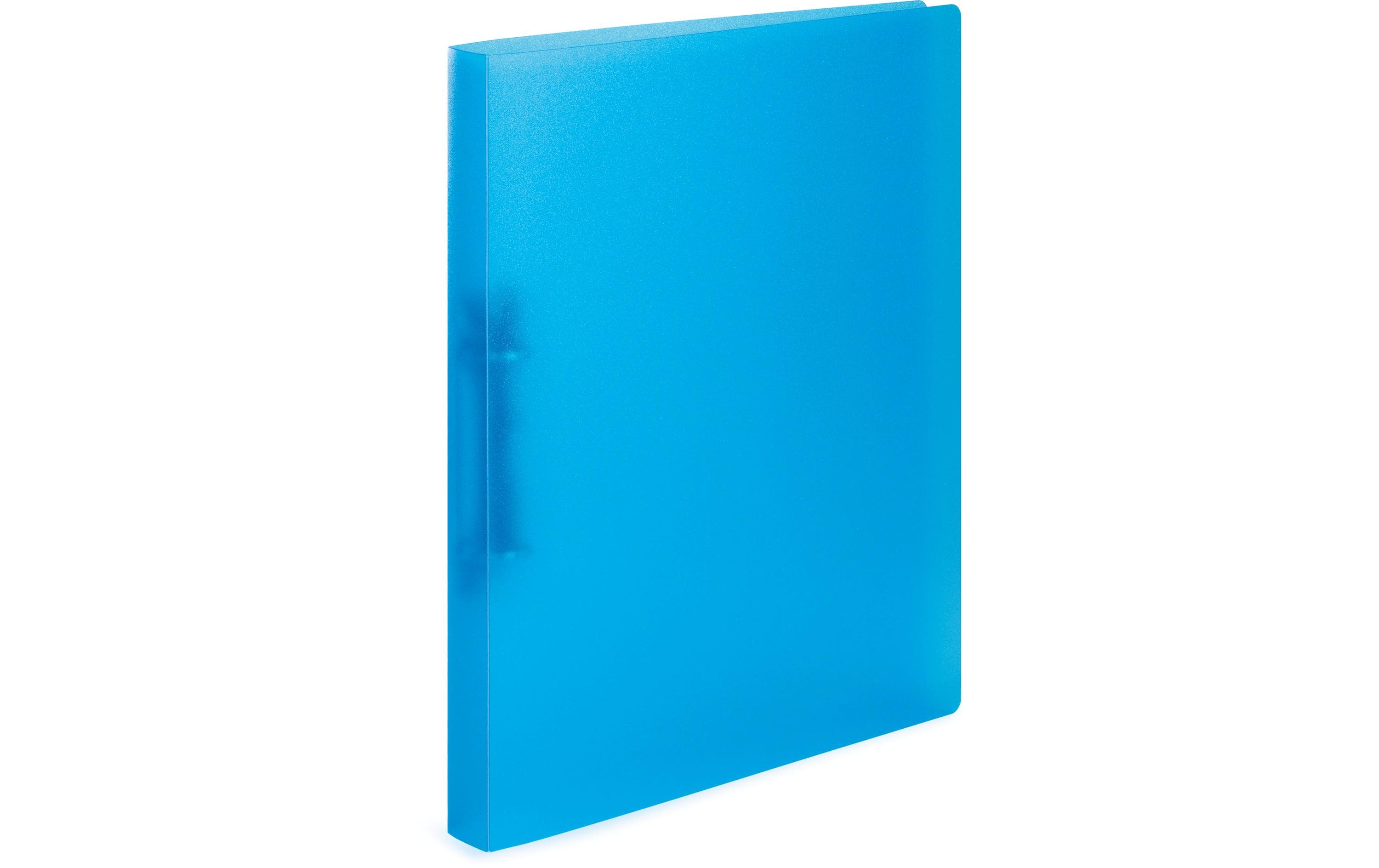 HERMA Ringbuch A4 transluzent Hellblau 2D-Ring Mechanik HERMA Ringbuch A4 transluzent Hellblau 2D-Ring Mechanik