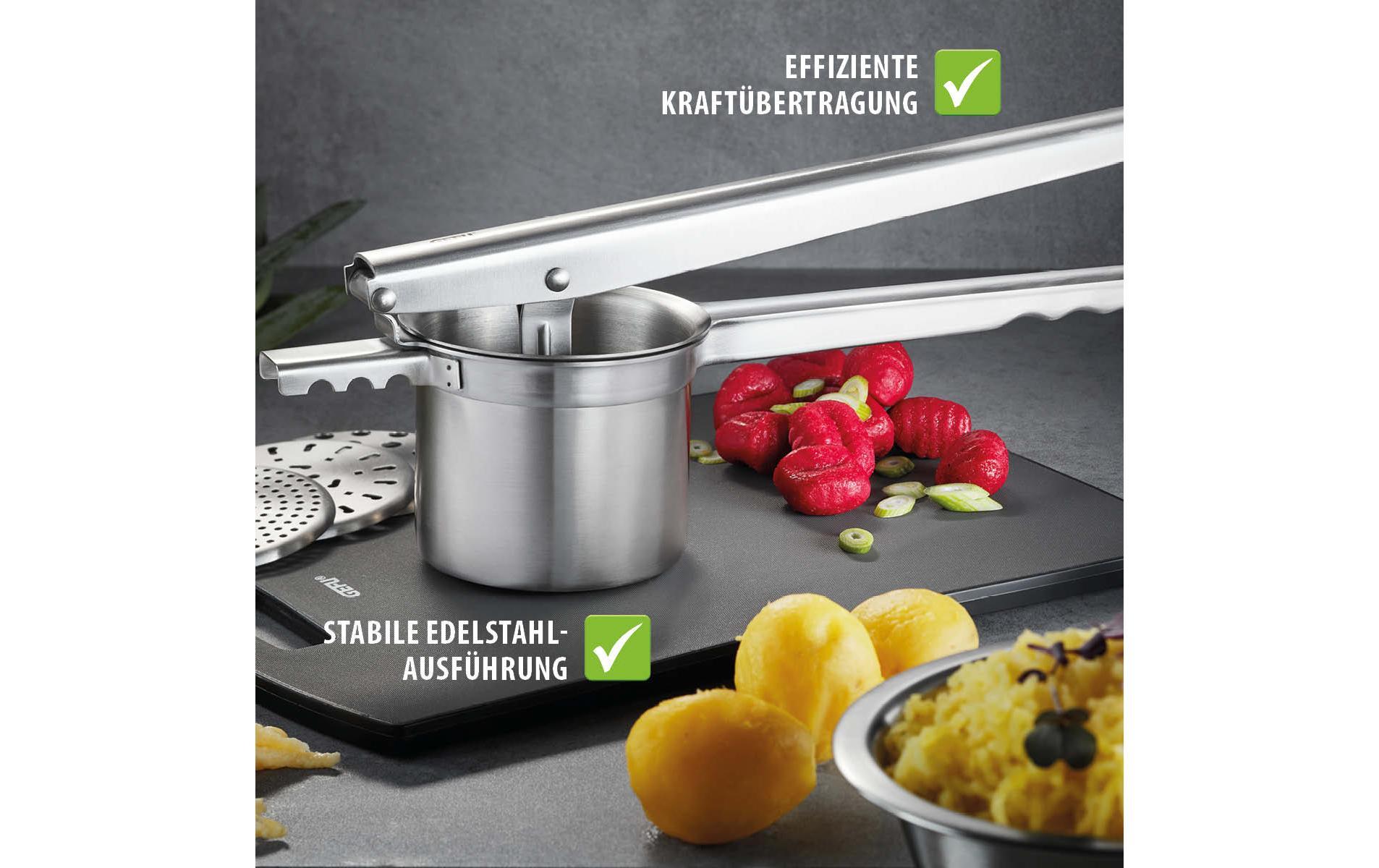 GEFU Kartoffelpresse Prenso Silber