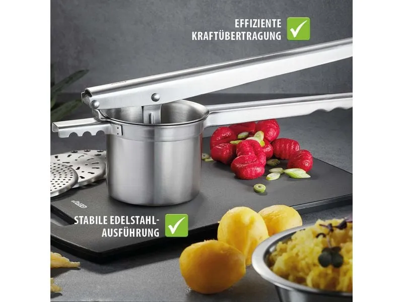 GEFU Kartoffelpresse Prenso Silber
