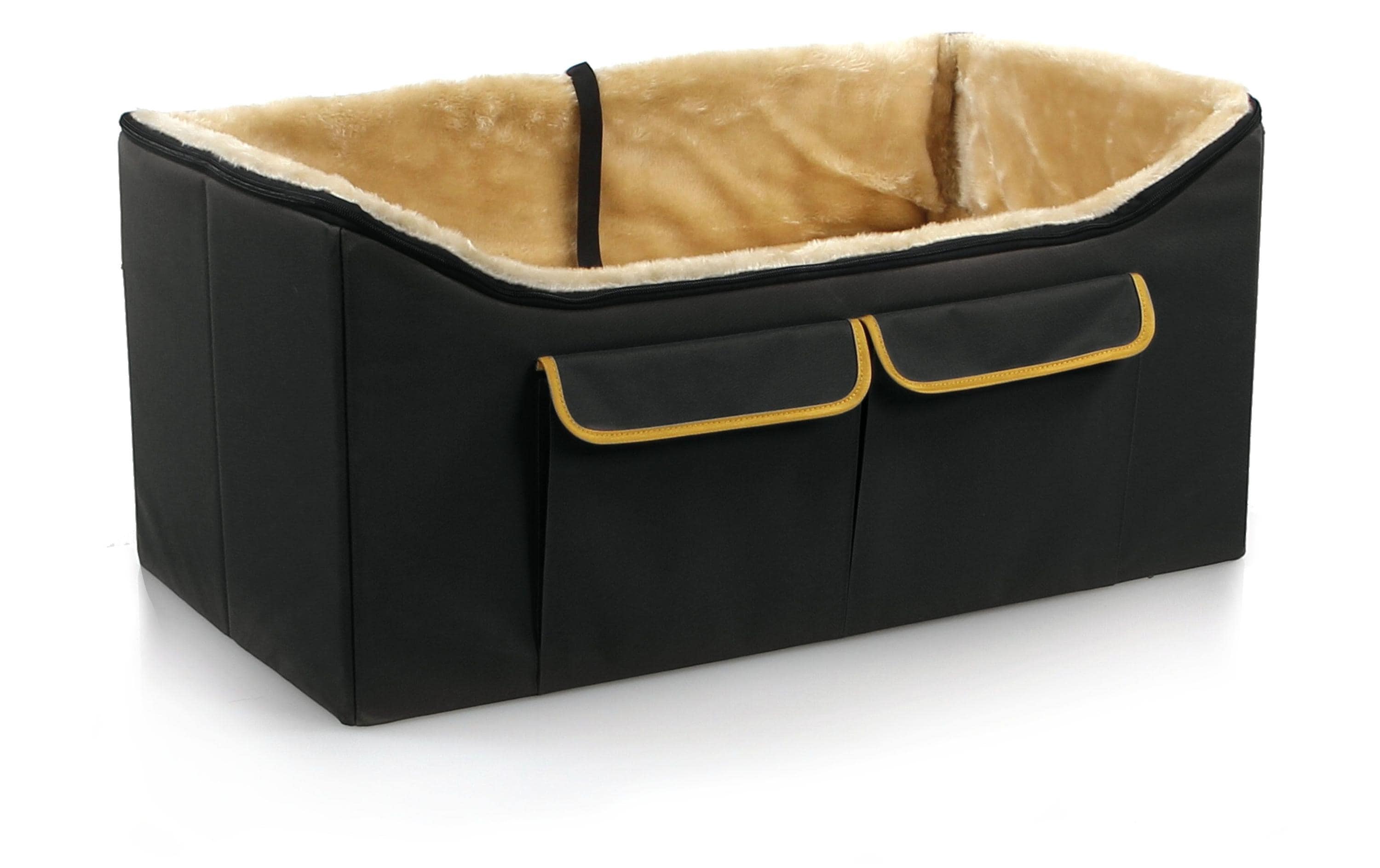 SwissPet Autositz Randy M, 75 x 40 x 35 cm, Schwarz/Beige SwissPet Autositz Randy M, 75 x 40 x 35 cm, Schwarz/Beige