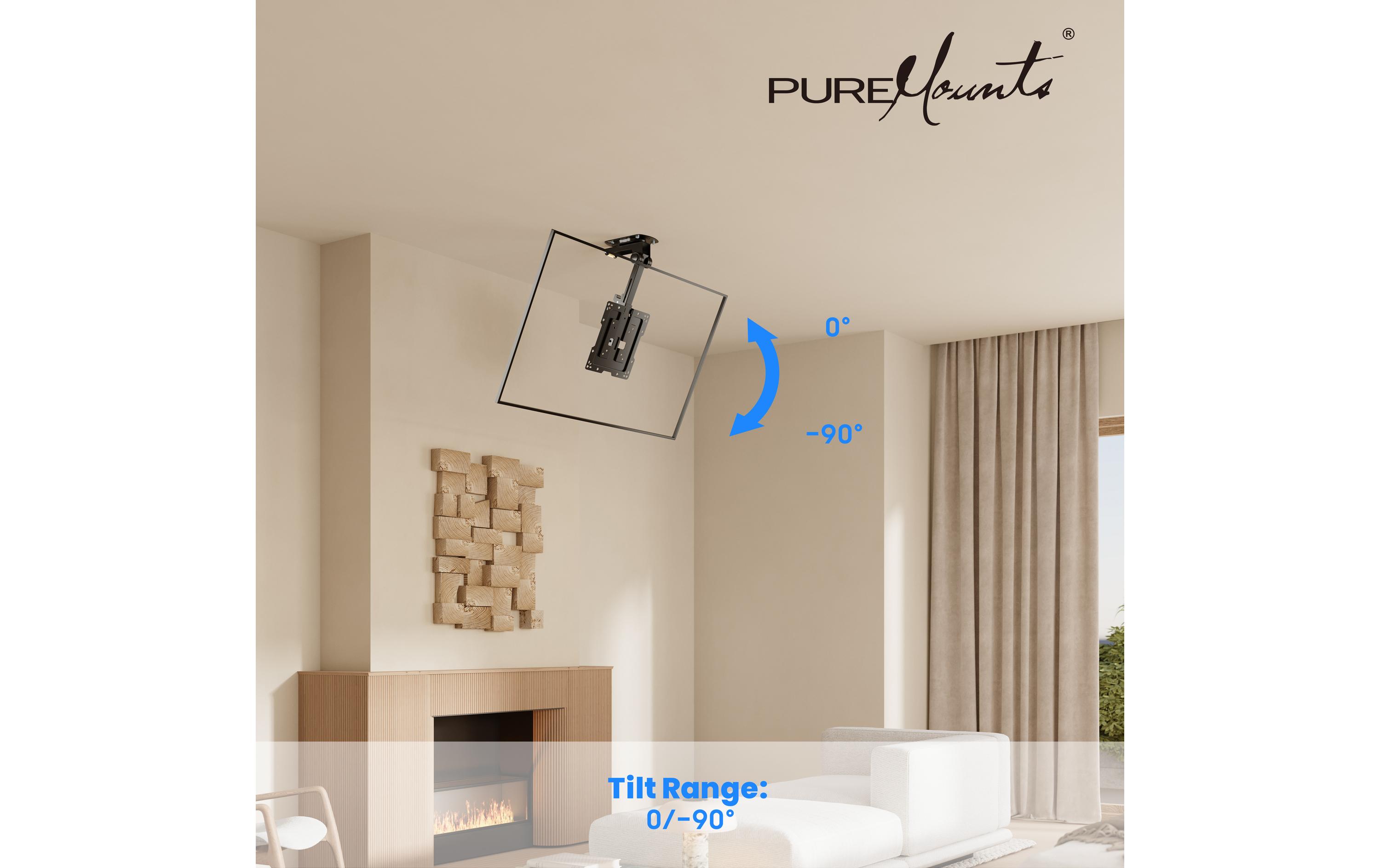 PureMounts Deckenhalterung PM-SLOPE-43