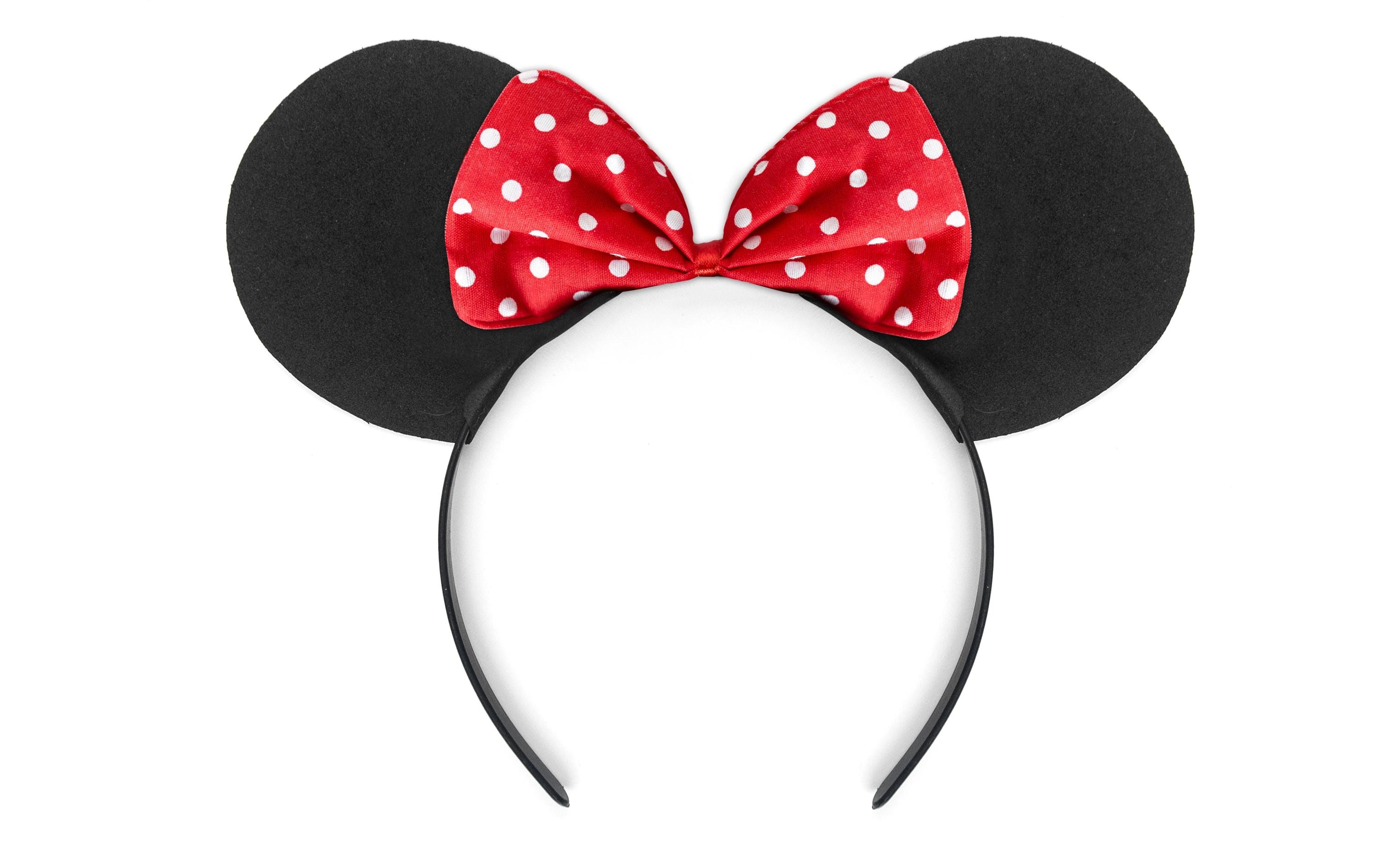 Partydeco Haarreif Maus Einheitsgrösse, Rot/Schwarz