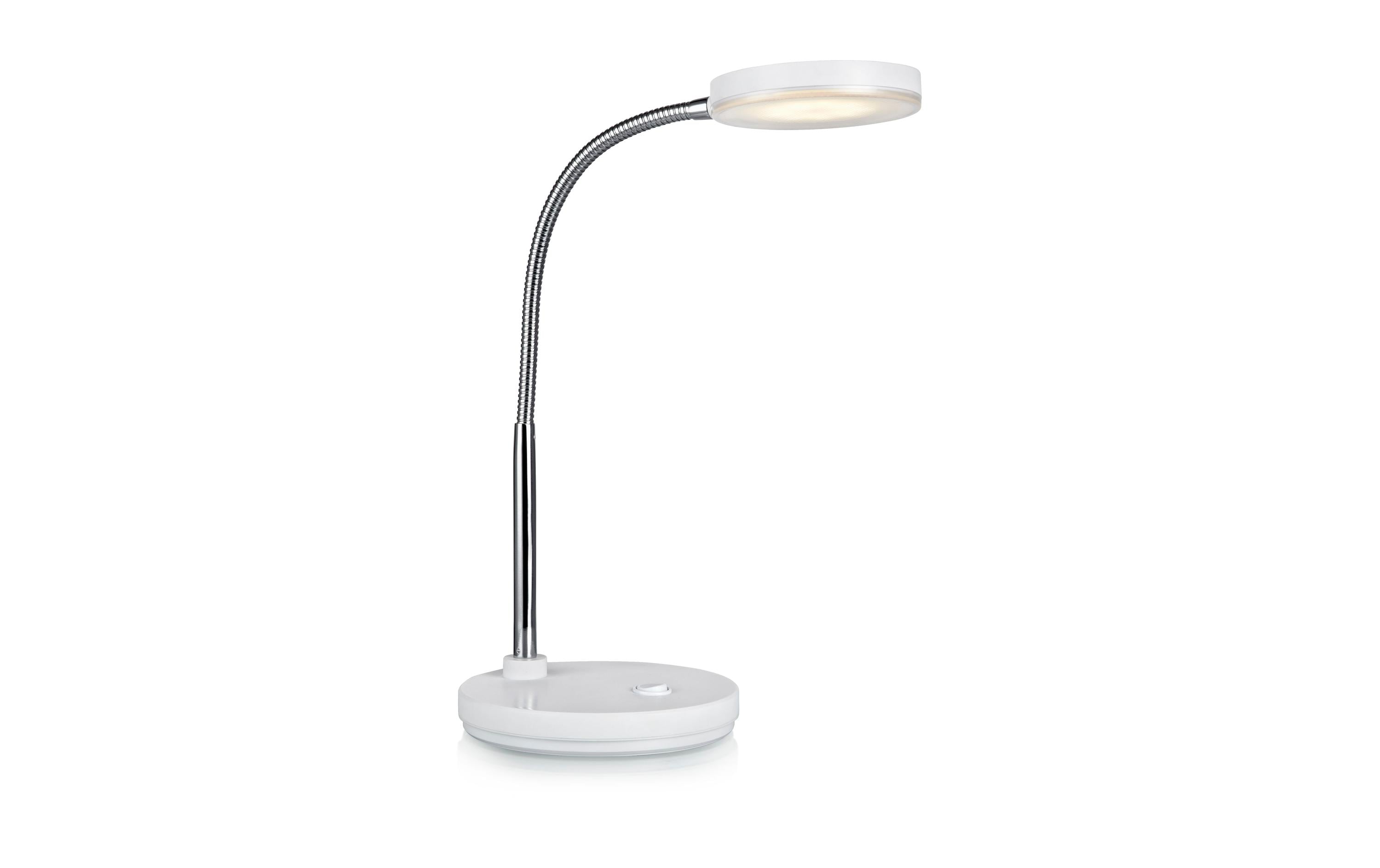 Markslöjd Tischleuchte Flex, 3000K, 5W, Weiss/Chrom